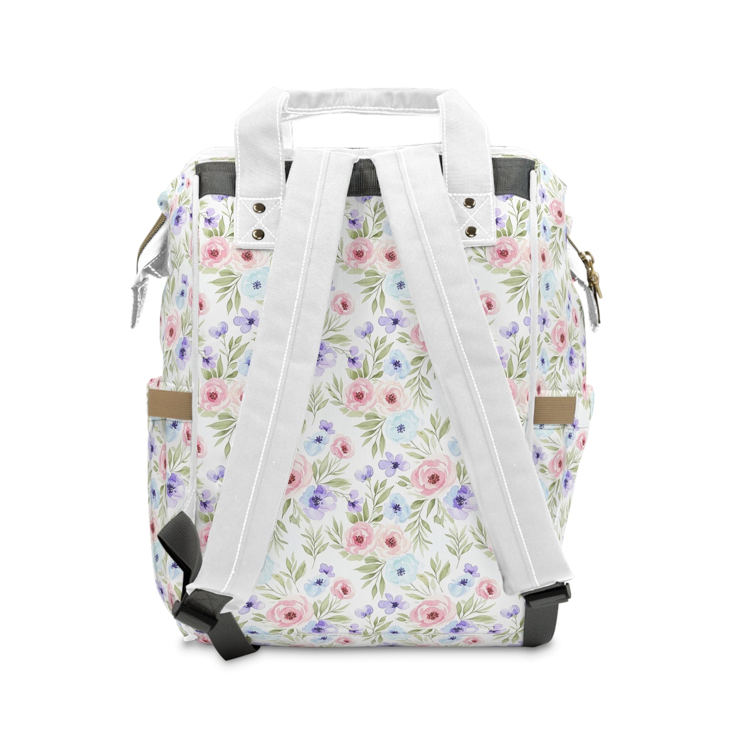Multifunctional Diaper Backpack Flowers
