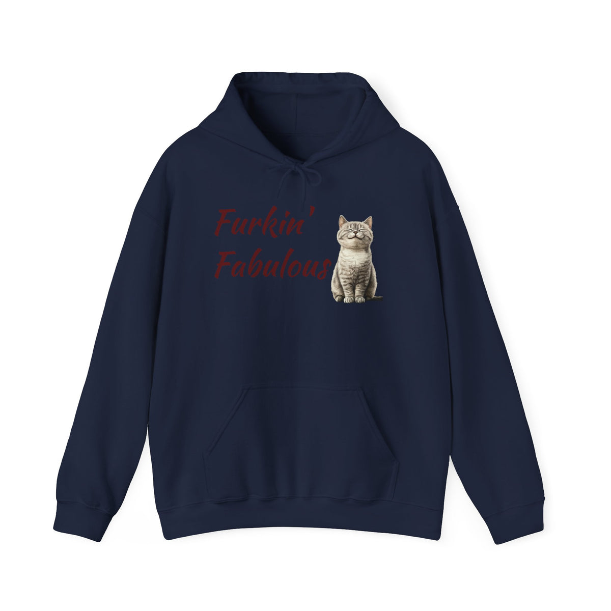 Furkin' Fabulous Cat Hoodie — Cute Kitten Graphic Sweatshirt