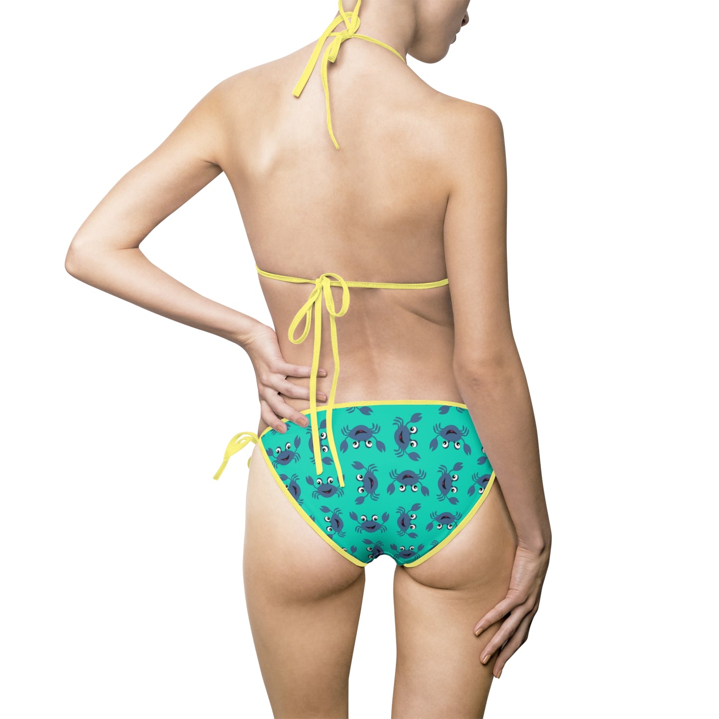 Tropical Print Women's Bikini, Summer Swimwear, Beach Vacation, Pool Party, Vacation Essentials, Floral Swimwear