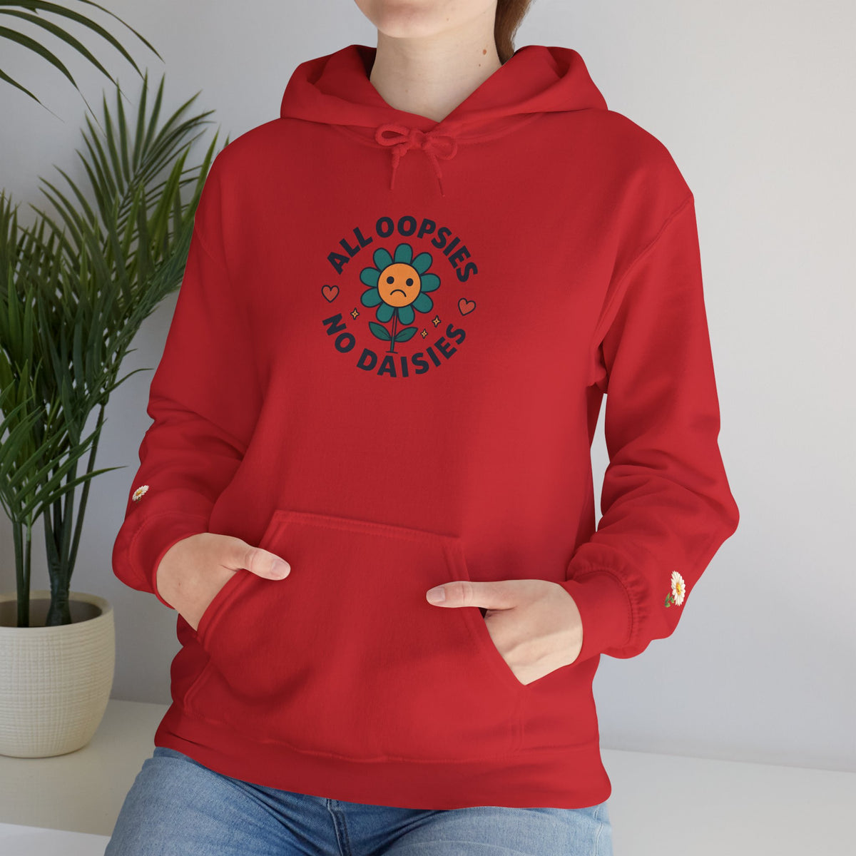 Psychedelic Floral Hoodie, Cozy Sweatshirt for Casual Style, Gift for Flower Lovers, Cute Streetwear, Spring Fashion, Art Tee