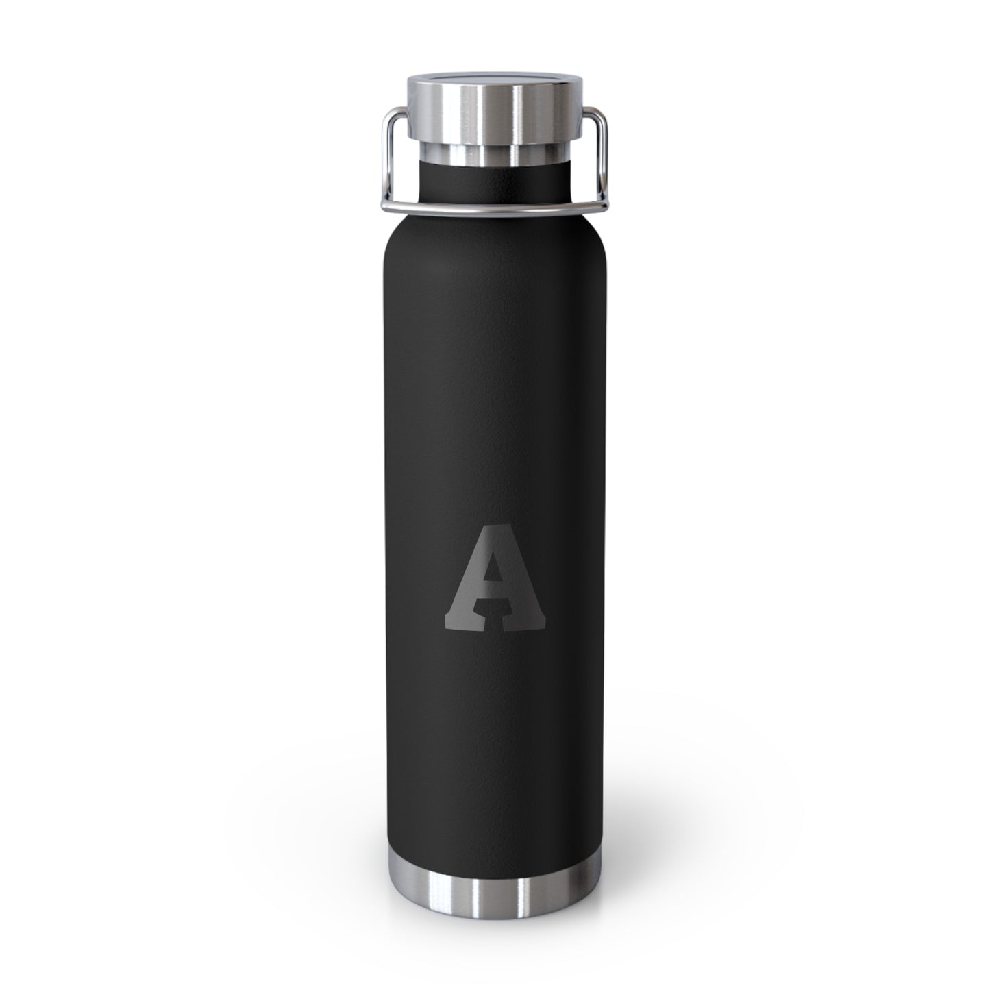 Personalized Copper Insulated Water Bottle, 22oz - Custom Monogram, Travel Mug, Fitness Bottle, Hydration Gift, Eco-Friendly