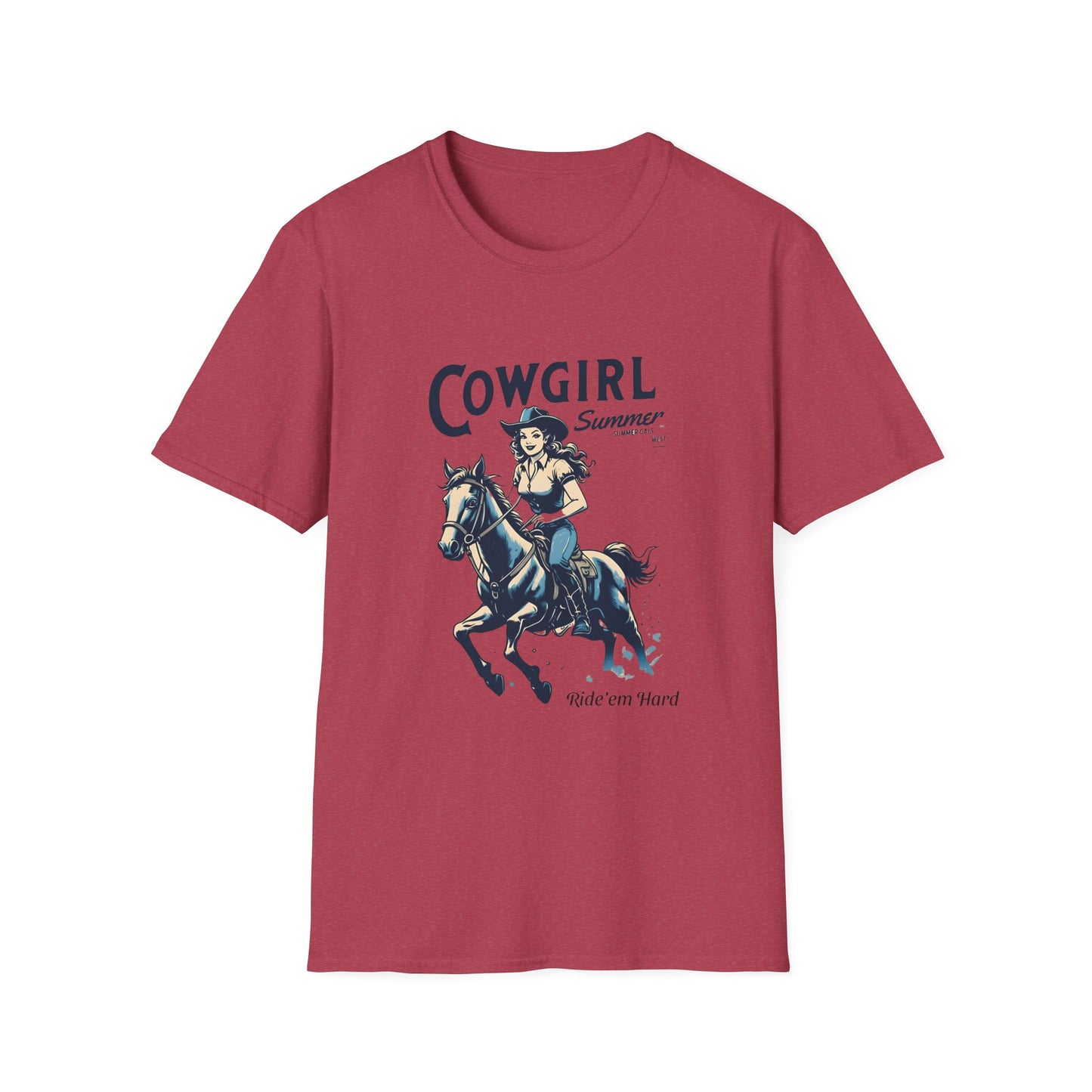 Cowgirl Summer Soft style T-Shirt for Horse Lovers