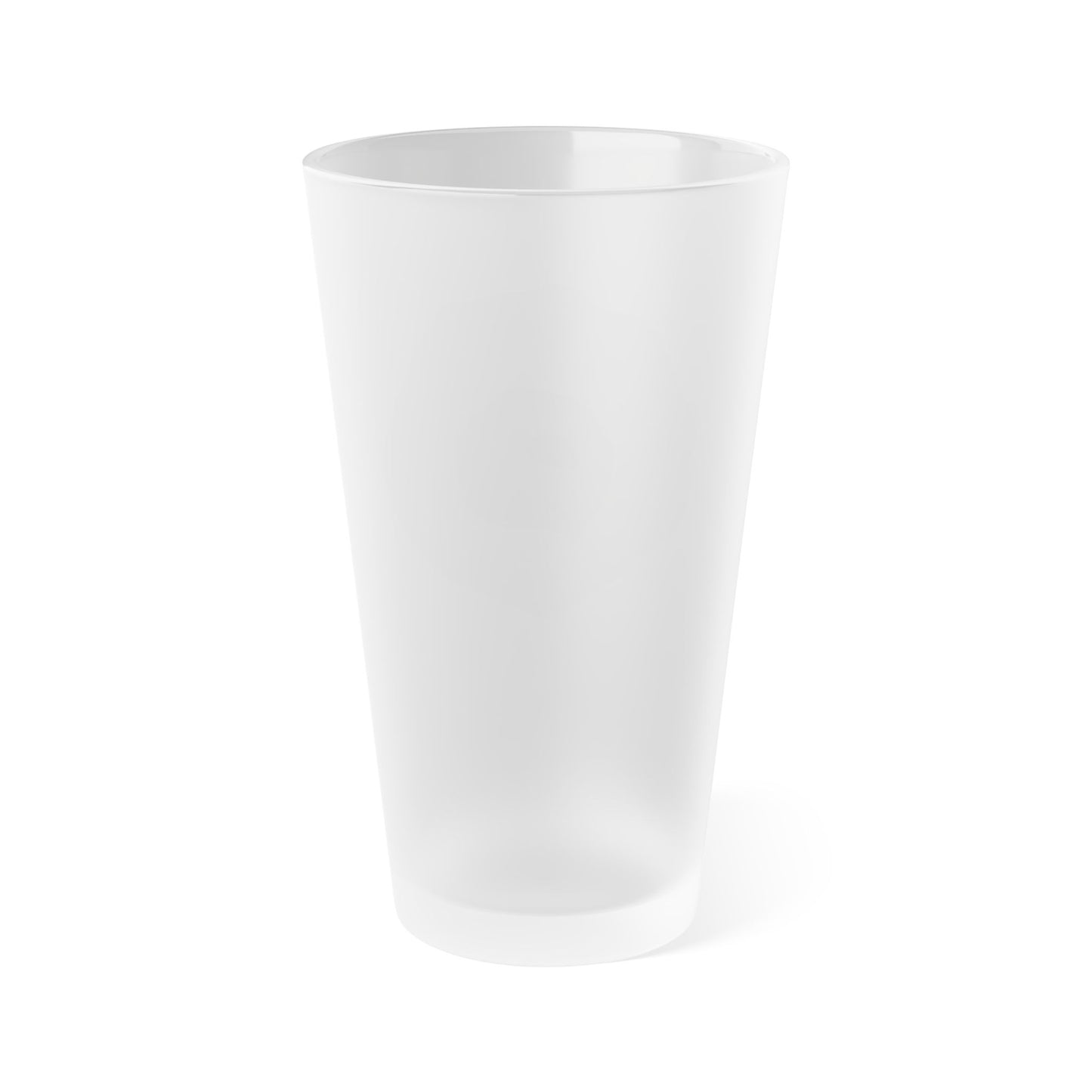 Frosted Pint Glass with Elegant Rose Design, Perfect for Beer, Cocktails, or Soft Drinks, Ideal Gift for Home Bars, Weddings, Anniversaries