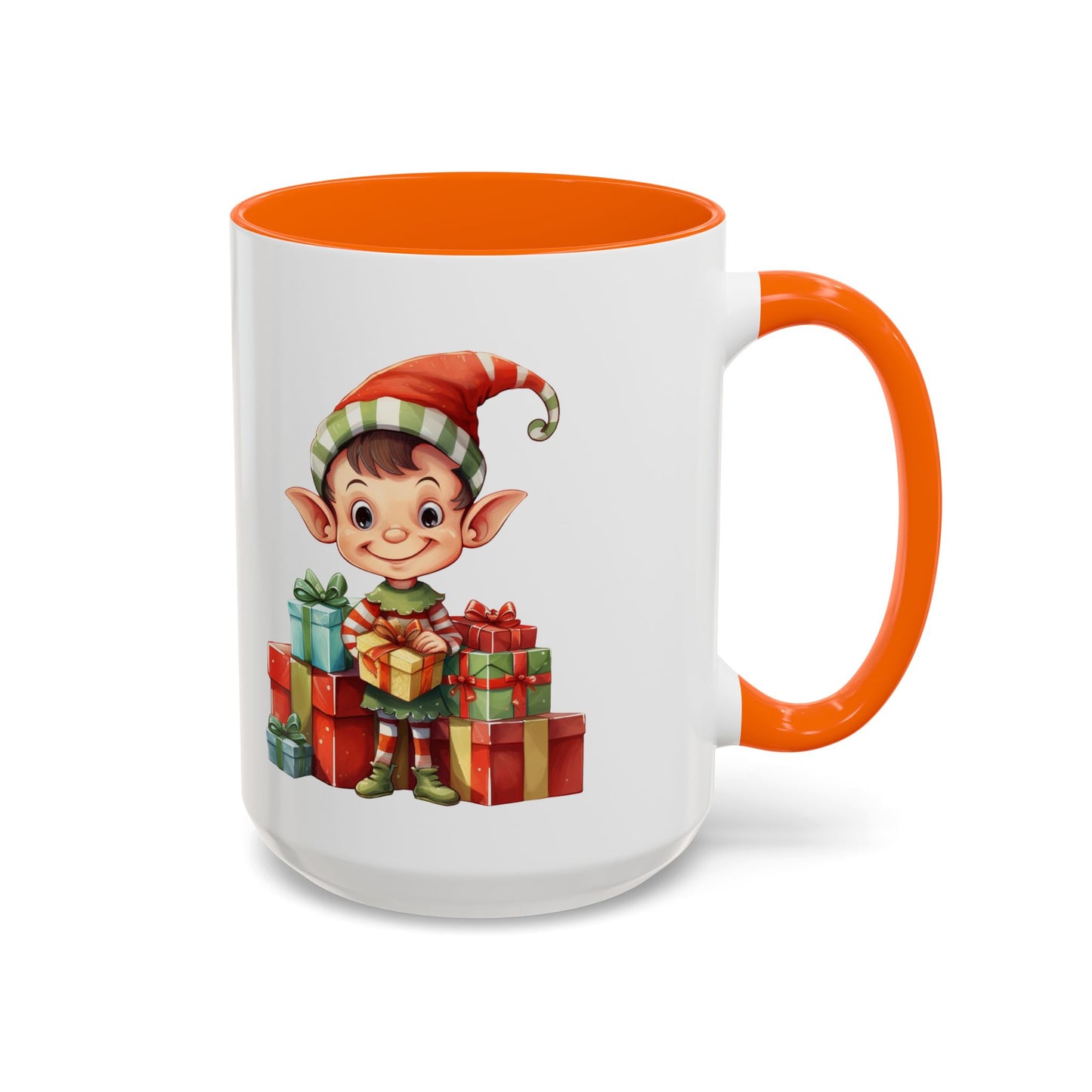 Holiday Elf Coffee Mug - Festive Gift Mug, Christmas Decor, Cute Elf Mug, Coffee Lover Gift, Winter Holiday Drinkware