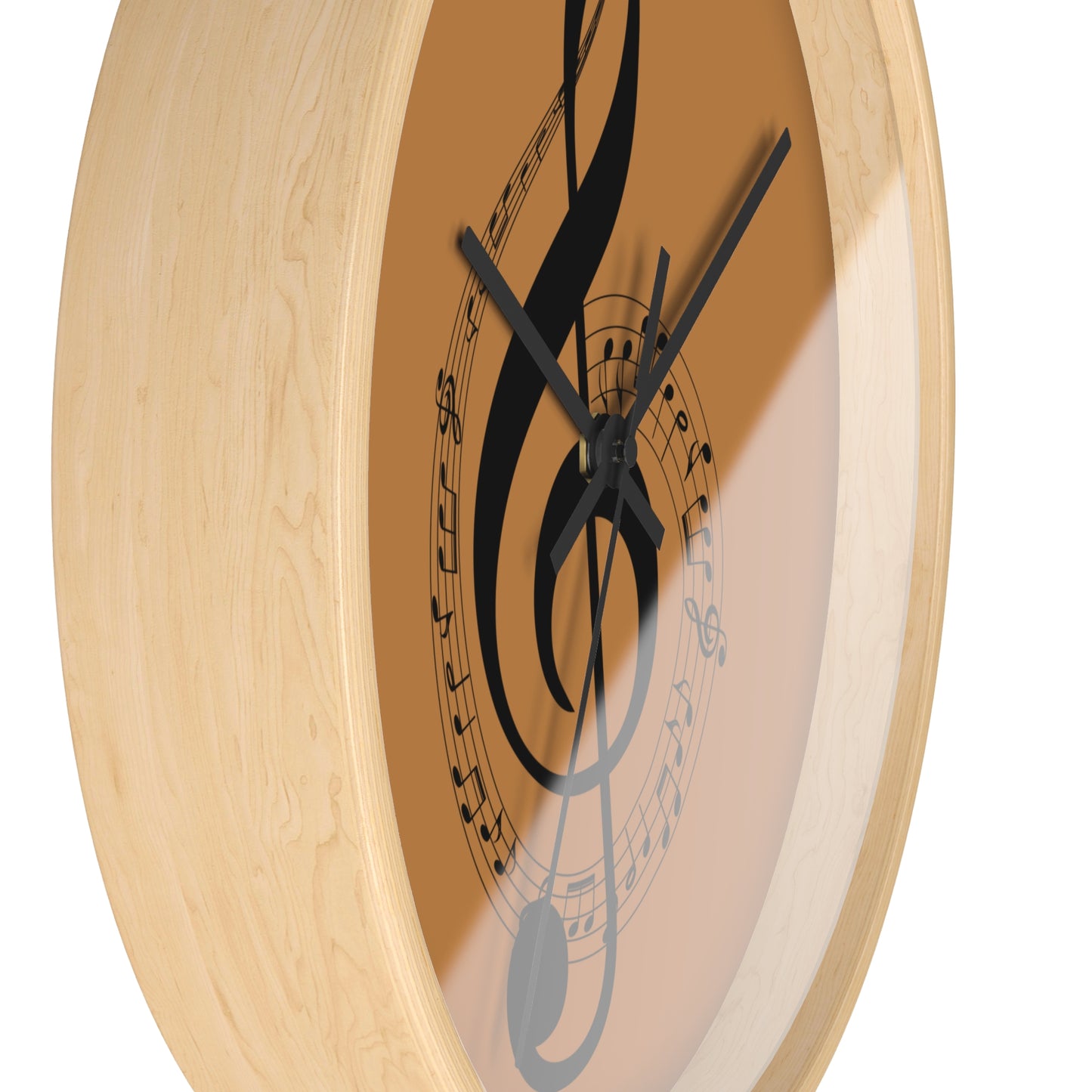 Musical Note Wall Clock, Elegant Home Decor, Perfect Gift for Music Lovers