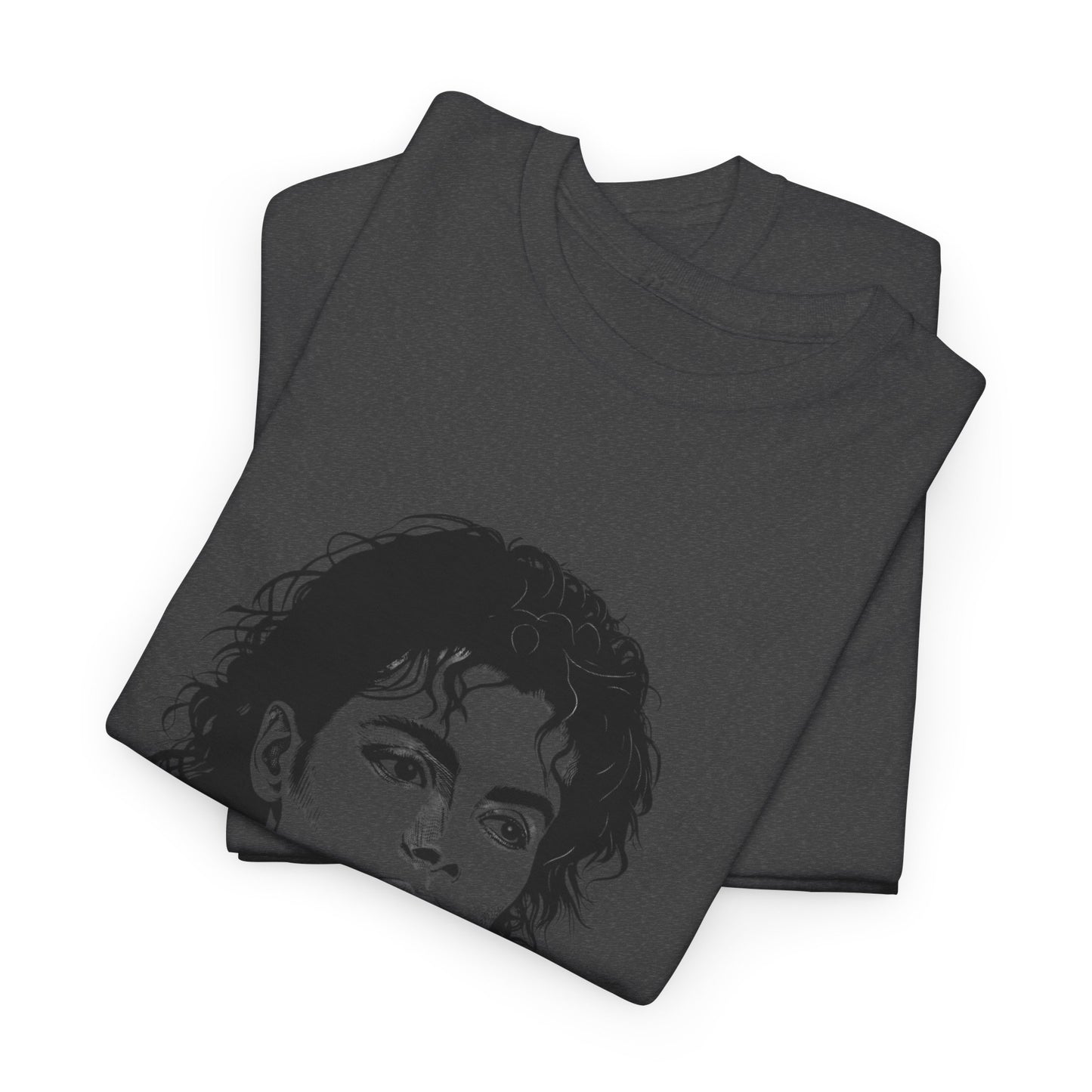 Michael Inspired Unisex Heavy Cotton Tee, Vintage Style Shirt, Retro Graphic Tee, Music Lover Gift, Unisex Casual Wear