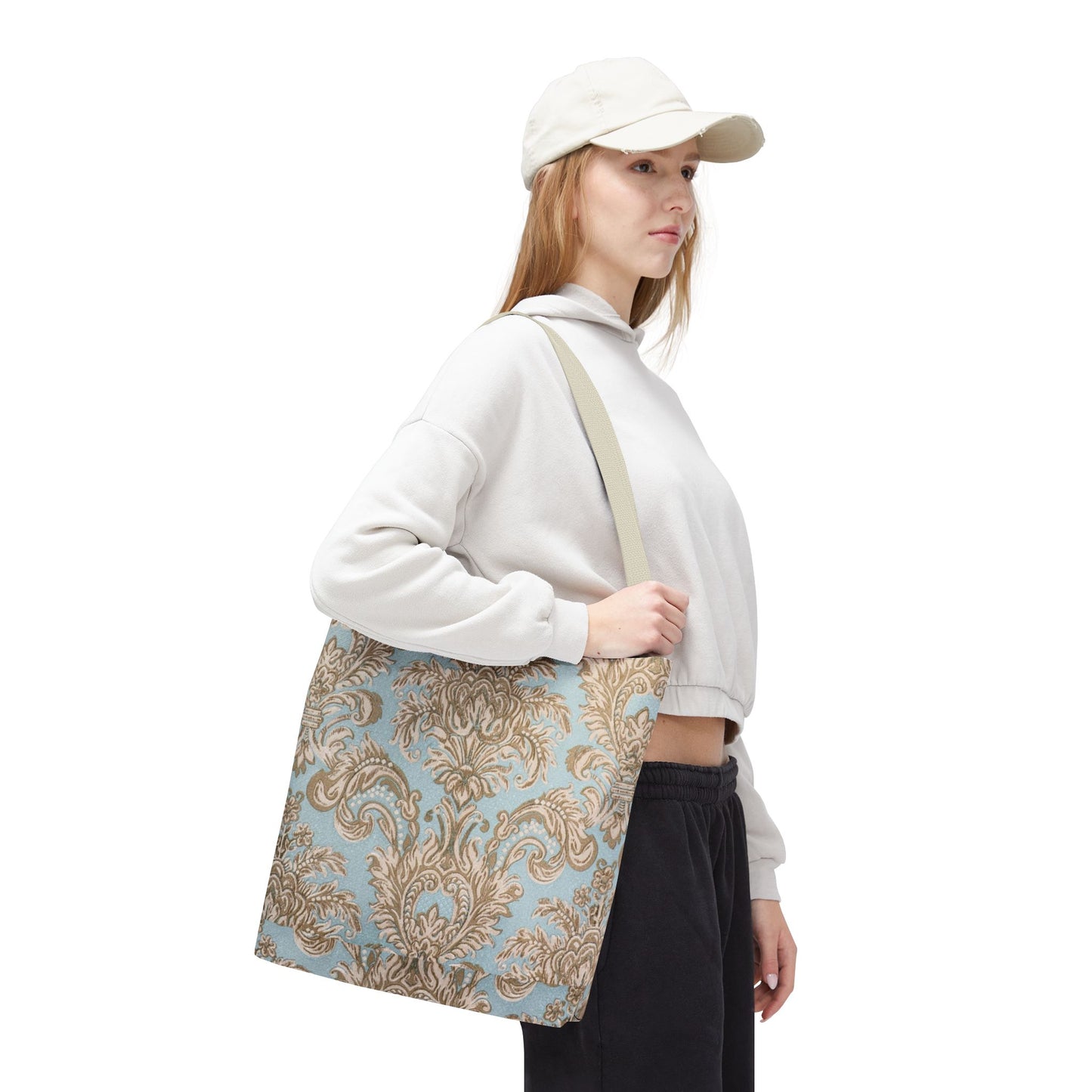 Chic Floral Tote Bag, Stylish Everyday Bag, Travel Tote, Shopper's Essential, Gift for Her, Beach Bag
