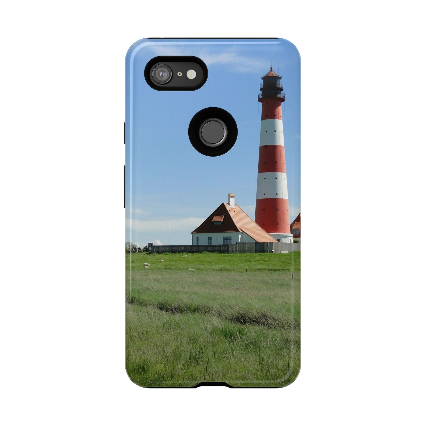 Lighthouse Phone Case - Coastal Vibes, Nautical Gift, Ocean Lover Accessory, Beach Aesthetic, Customizable Design