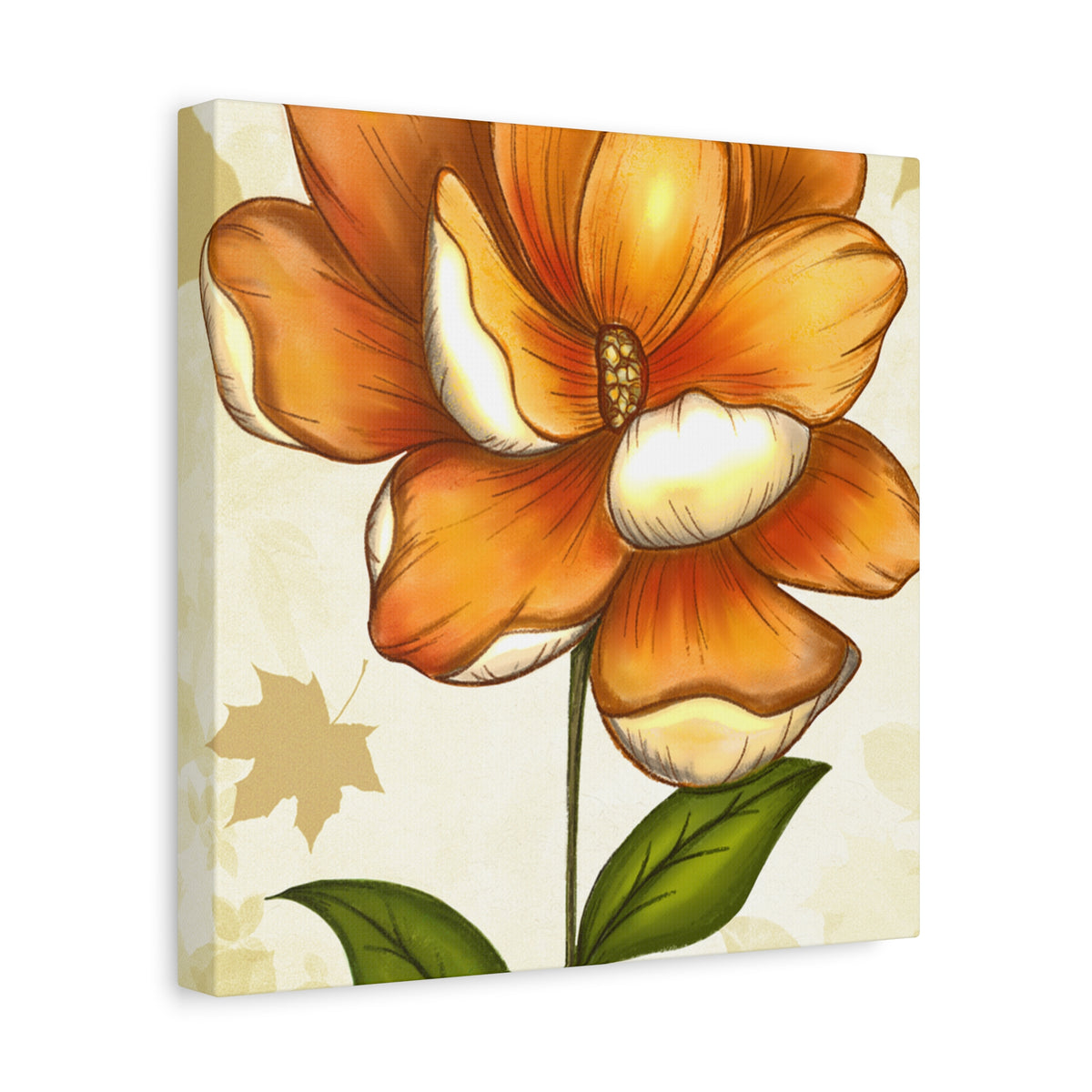 Copy of Matte Canvas, Stretched, 1.25" Tulips Pink and Purple Flowers