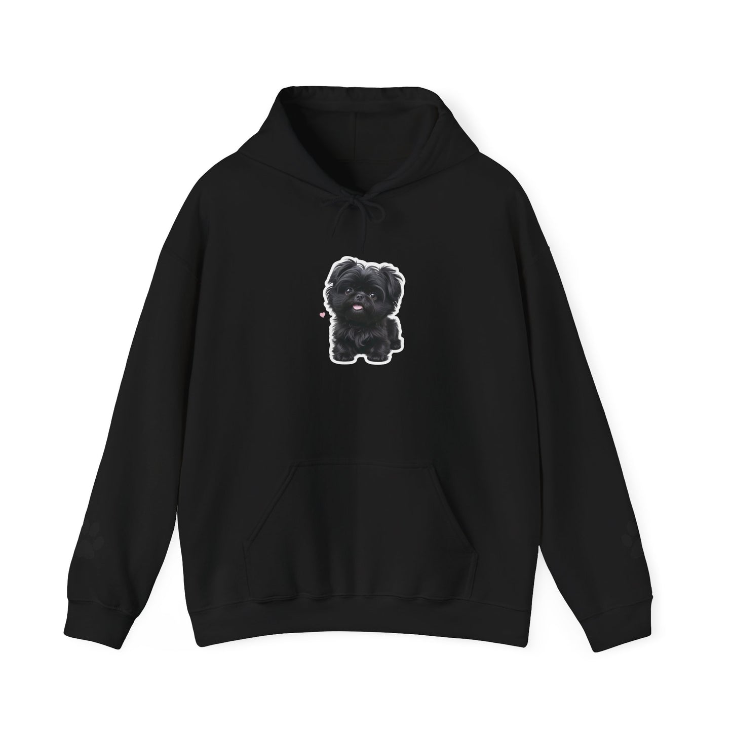 Cute Dog Paw Print Hoodie, Pet Lover Gift, Unisex Sweatshirt, Cozy Animal Hoodie, Perfect for Animal Lovers, Dog Mom Apparel