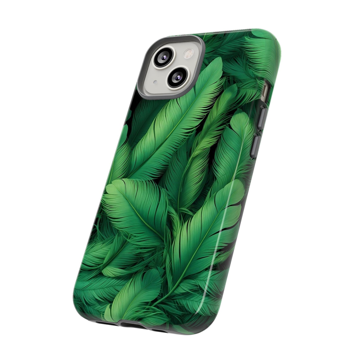 Tough Cases - Tropical Leaf Phone Case, Nature-inspired, Phone Accessory, Gift for Her, Jungle Theme, Eco-Friendly