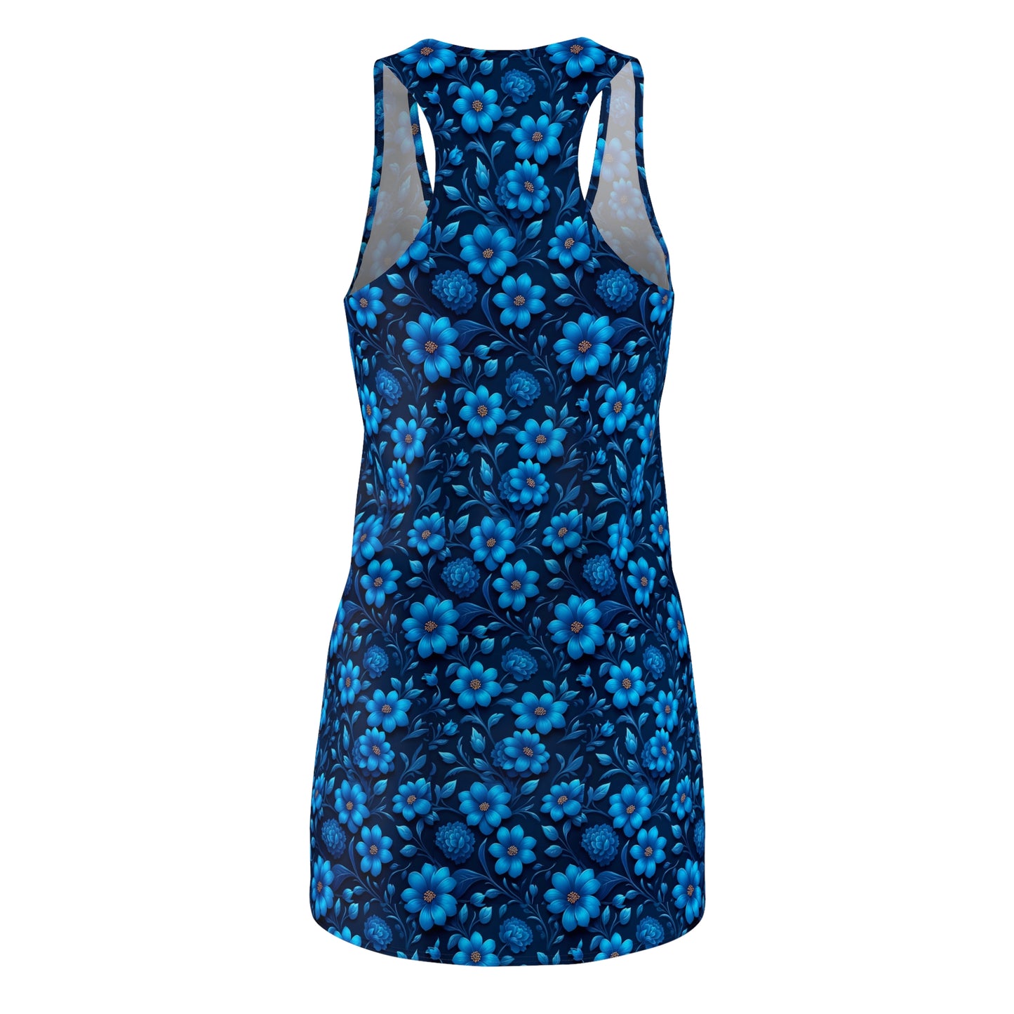 Floral Print Racerback Dress - Soft Summer Style, Perfect for Casual Outings, Beach Days, Parties, Festivals, and Everyday Wear