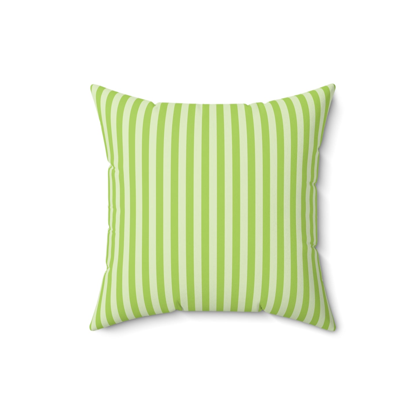 Fresh Green Striped Throw Pillow Decorative Cushion for Modern Living Room