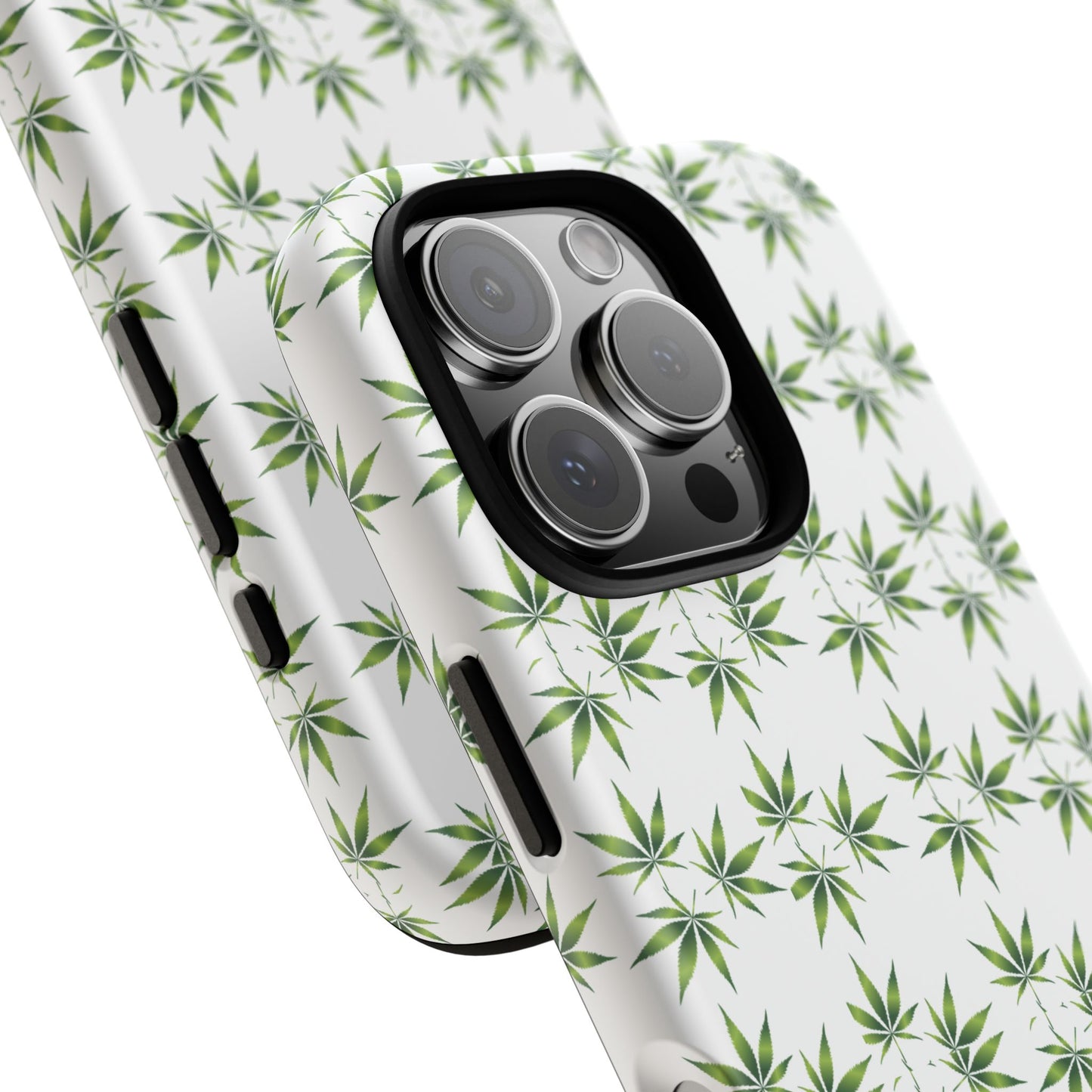 Stylish Phone Case with Cannabis Leaf Design, Durable Phone Cover, Gift for Stoner Friends, Unique Phone Accessory, Nature-Inspired Design