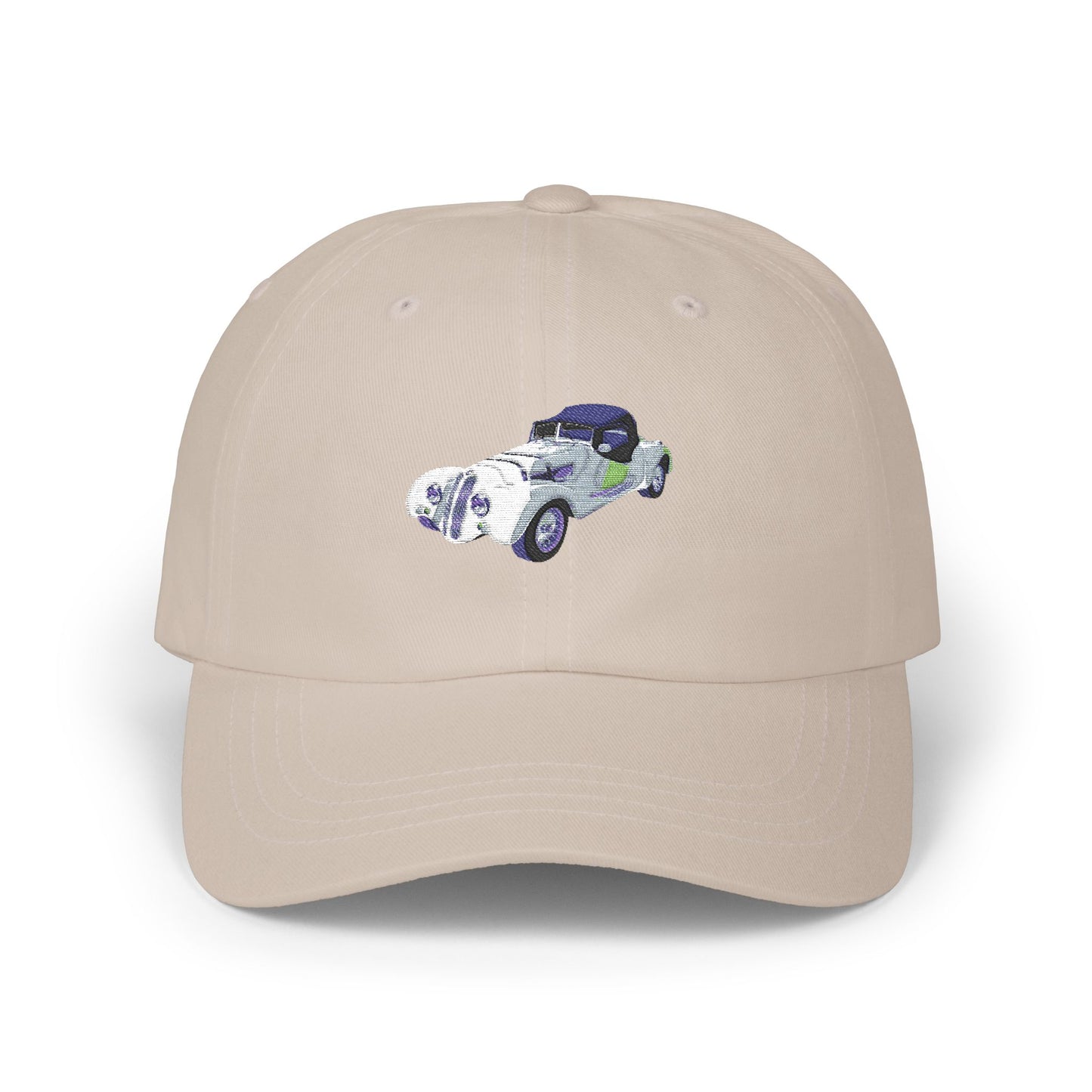 Classic Car Dad Cap, Vintage Auto Hat, Perfect Gift for Car Lovers, Adjustable Dad Hat, Casual Style for Any Occasion