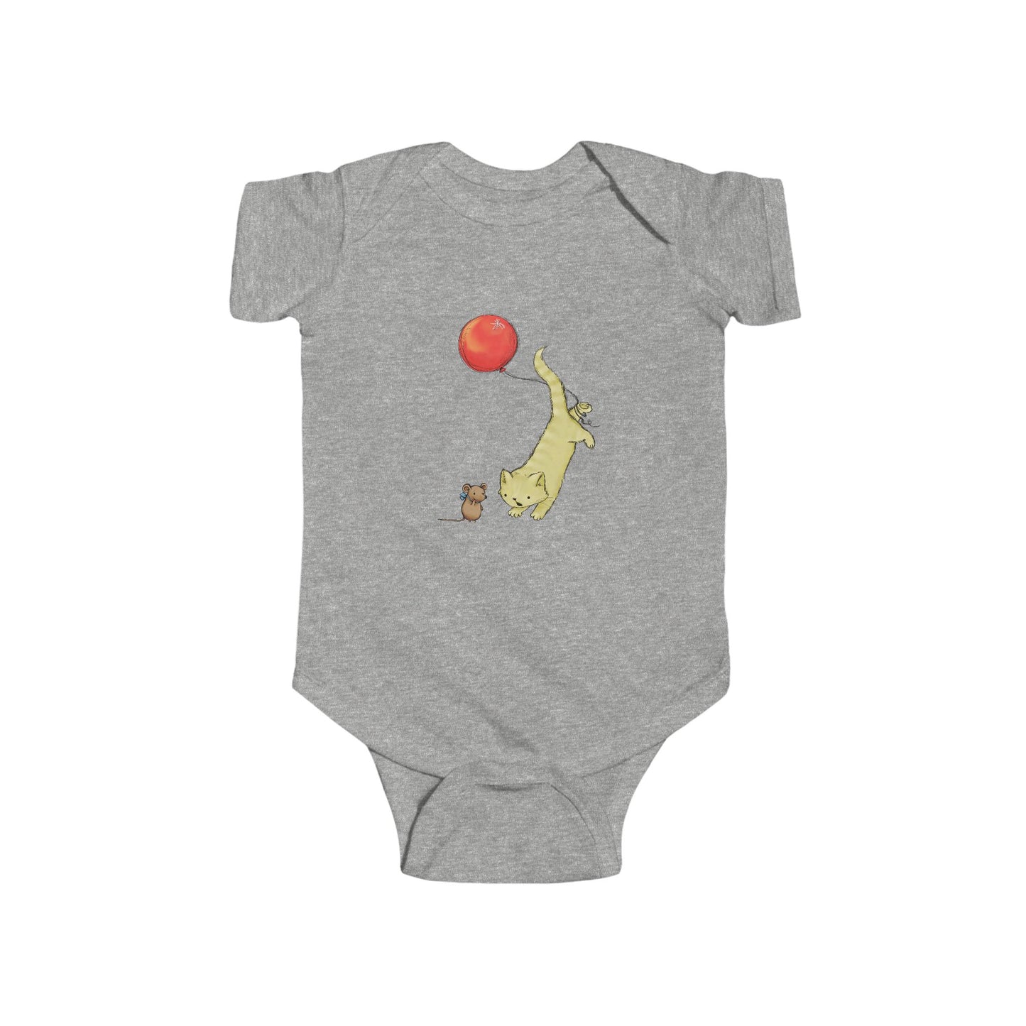 Adorable Animal Balloon Infant Bodysuit - Cute Baby Outfit, Baby Shower Gift, Newborn Clothing, Toddler Apparel, Fun Kids Gift