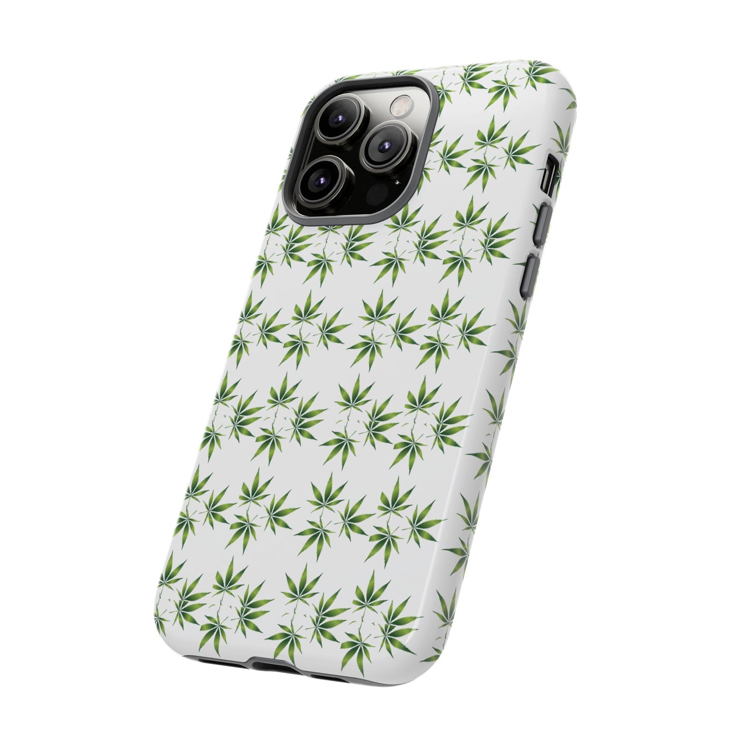 Stylish Phone Case with Cannabis Leaf Design, Durable Phone Cover, Gift for Stoner Friends, Unique Phone Accessory, Nature-Inspired Design