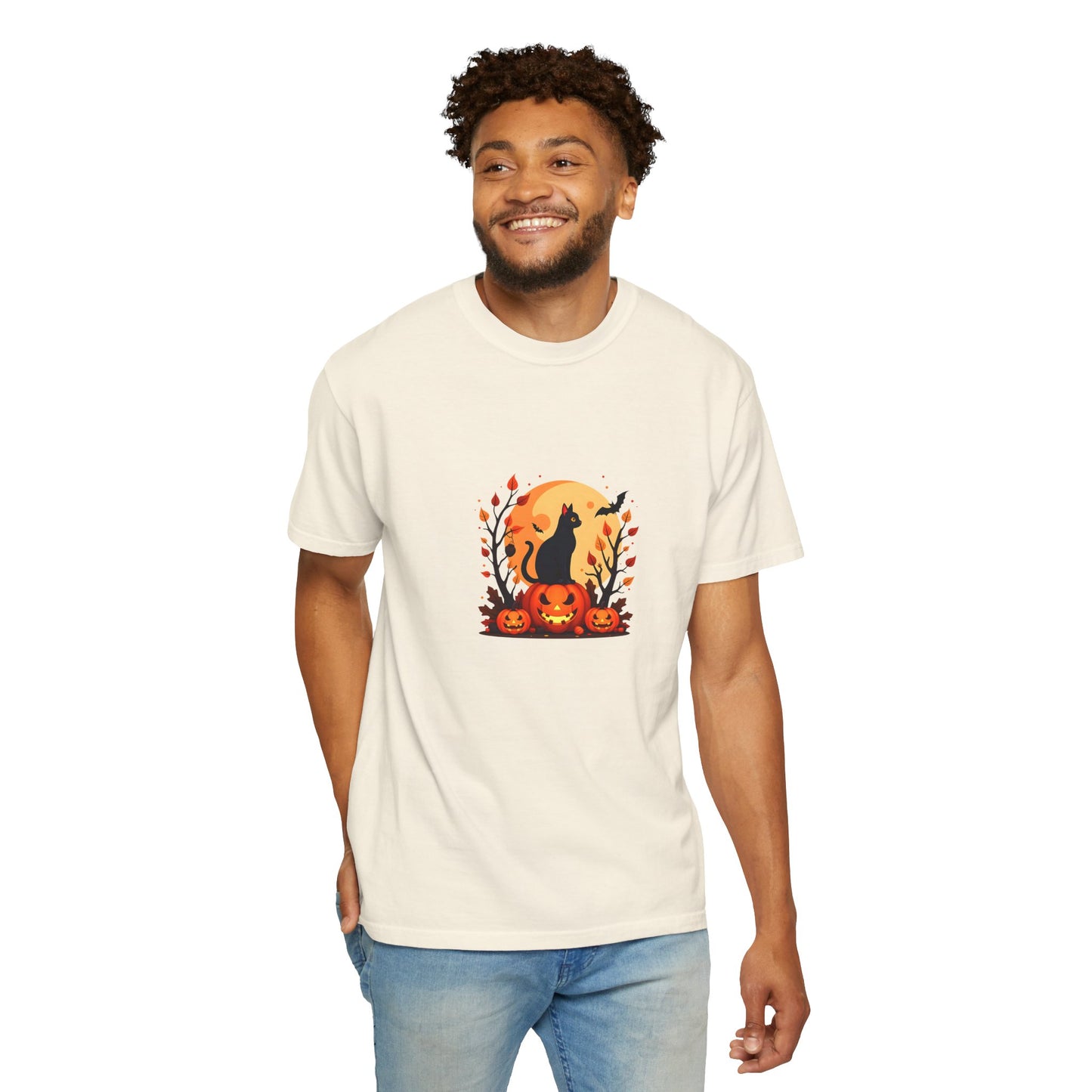 Unisex Garment-Dyed T-shirt - Halloween