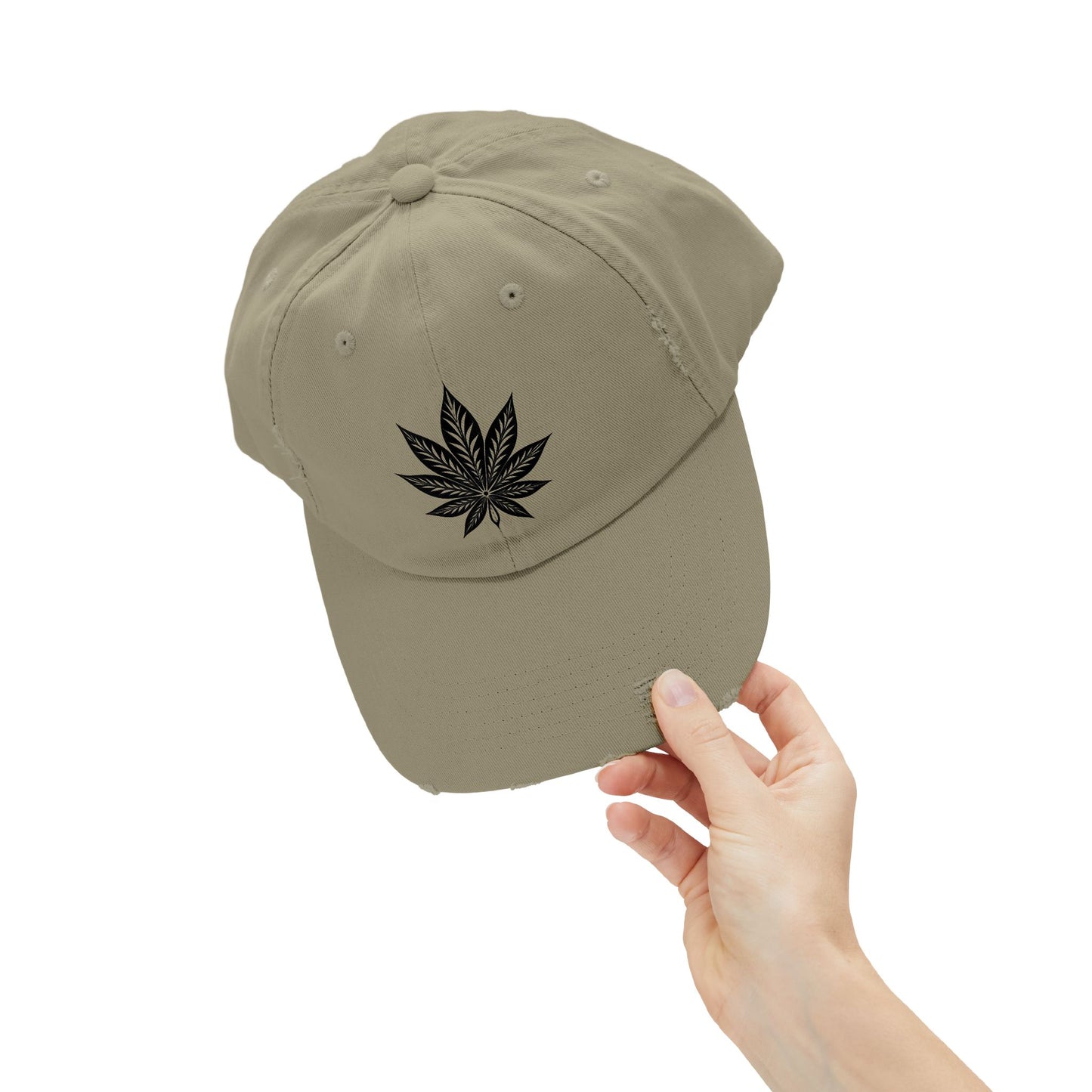 Distressed Embroidered Cap, Unisex Fashion Hat, Streetwear Accessory, Trendy Casual Wear, Gift for Him or Her