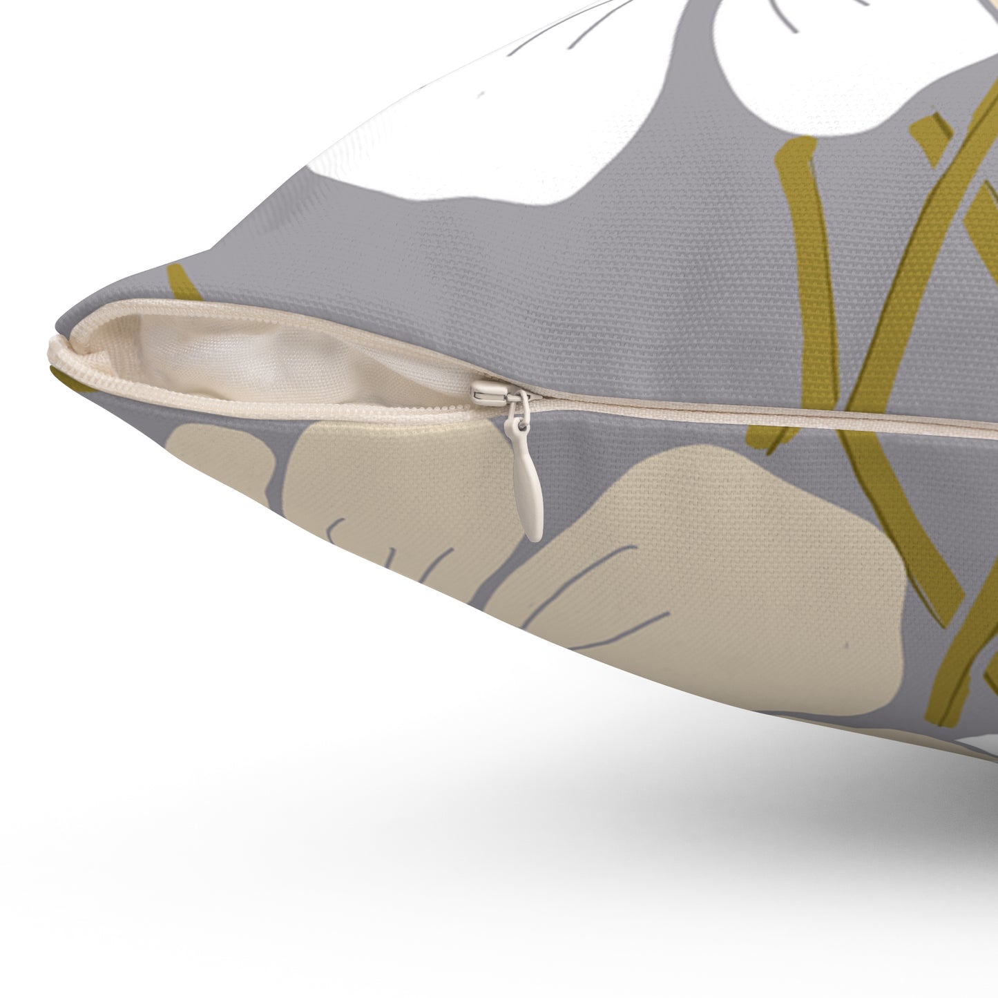 Spun Polyester Square Pillow