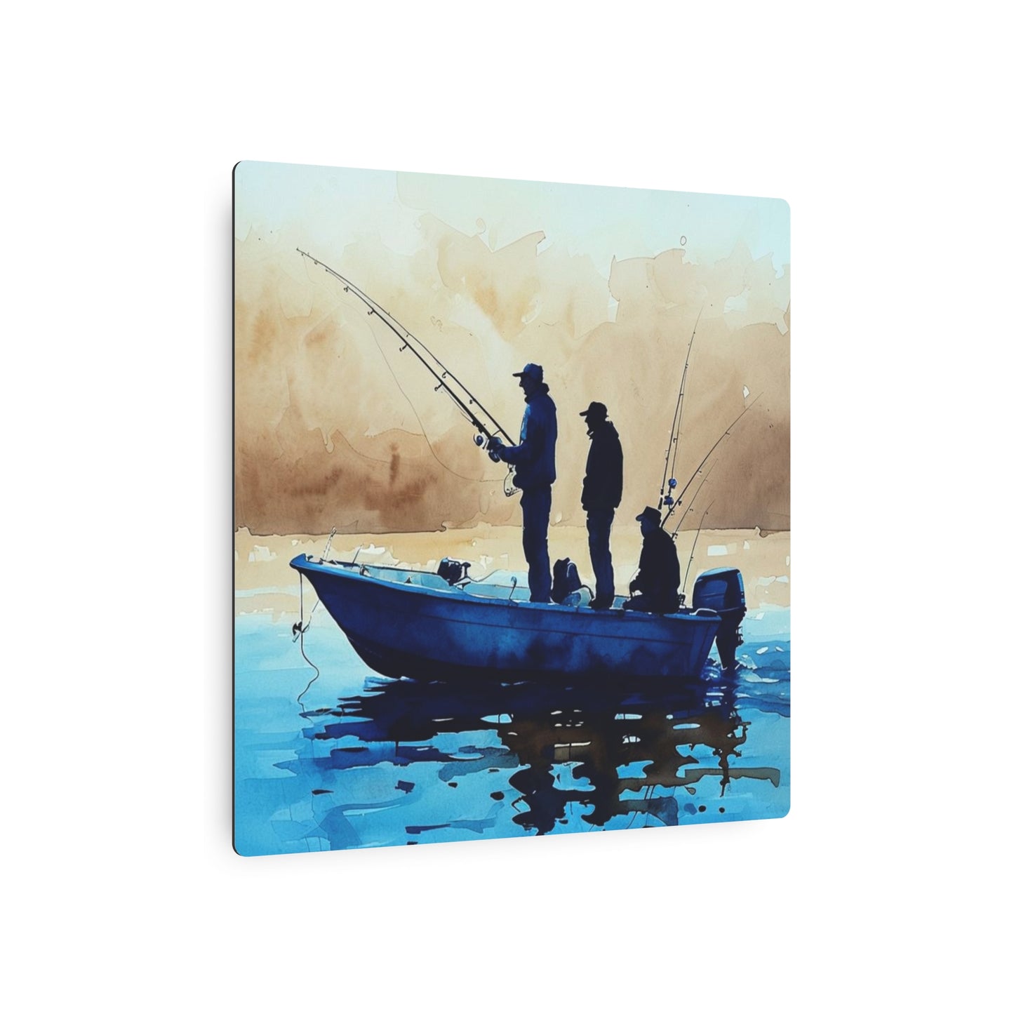 Fishing Metal Art Sign - Perfect Gift for Fishermen, Man Cave Decor, Nautical Wall Art, Outdoor Enthusiast Gift, Fishing Lover Decor