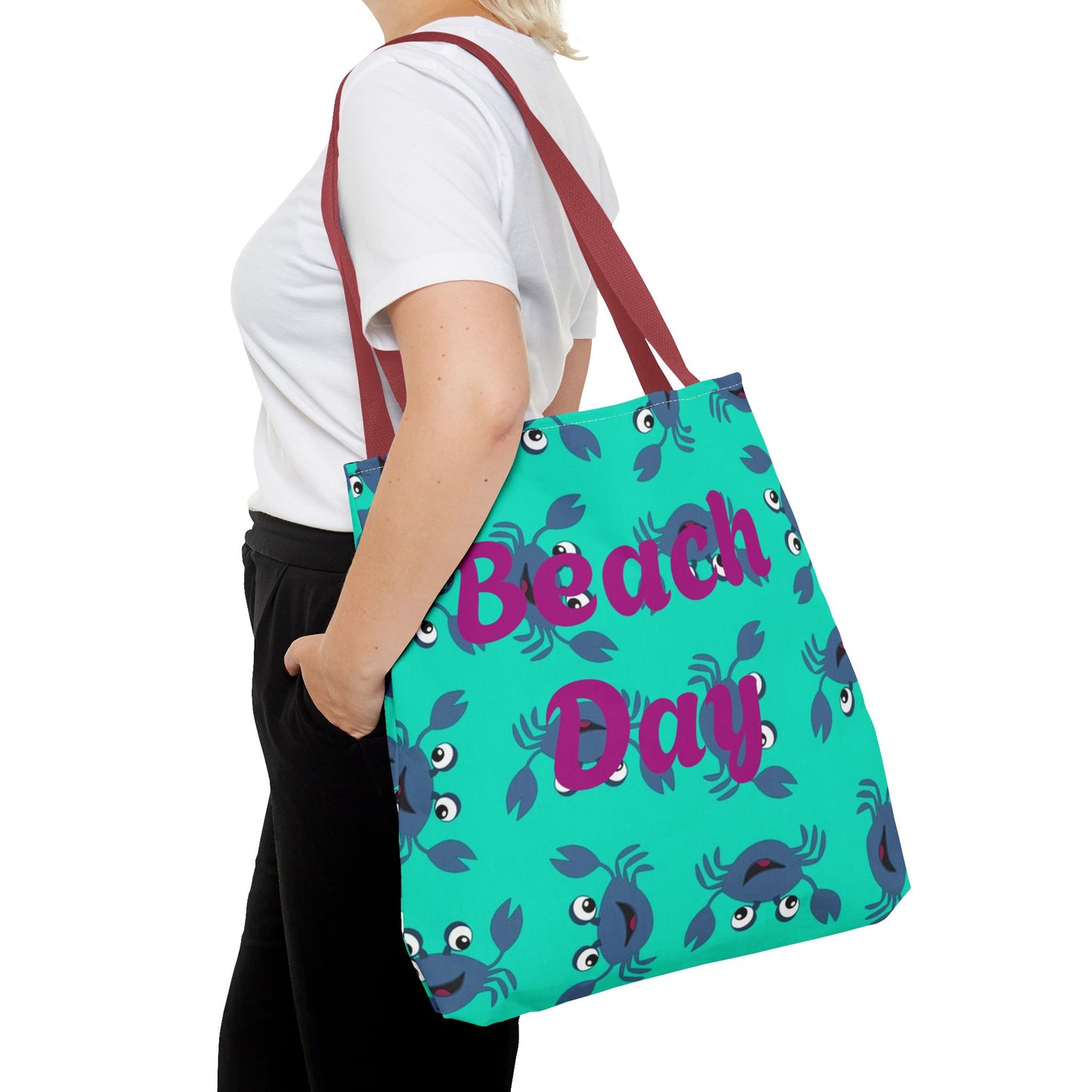 Beach Day Tote Bag, Summer Beach Essentials, Gift for Ocean Lovers, Eco-Friendly Shopping Bag, Fun Beach tote, Casual Day Out.