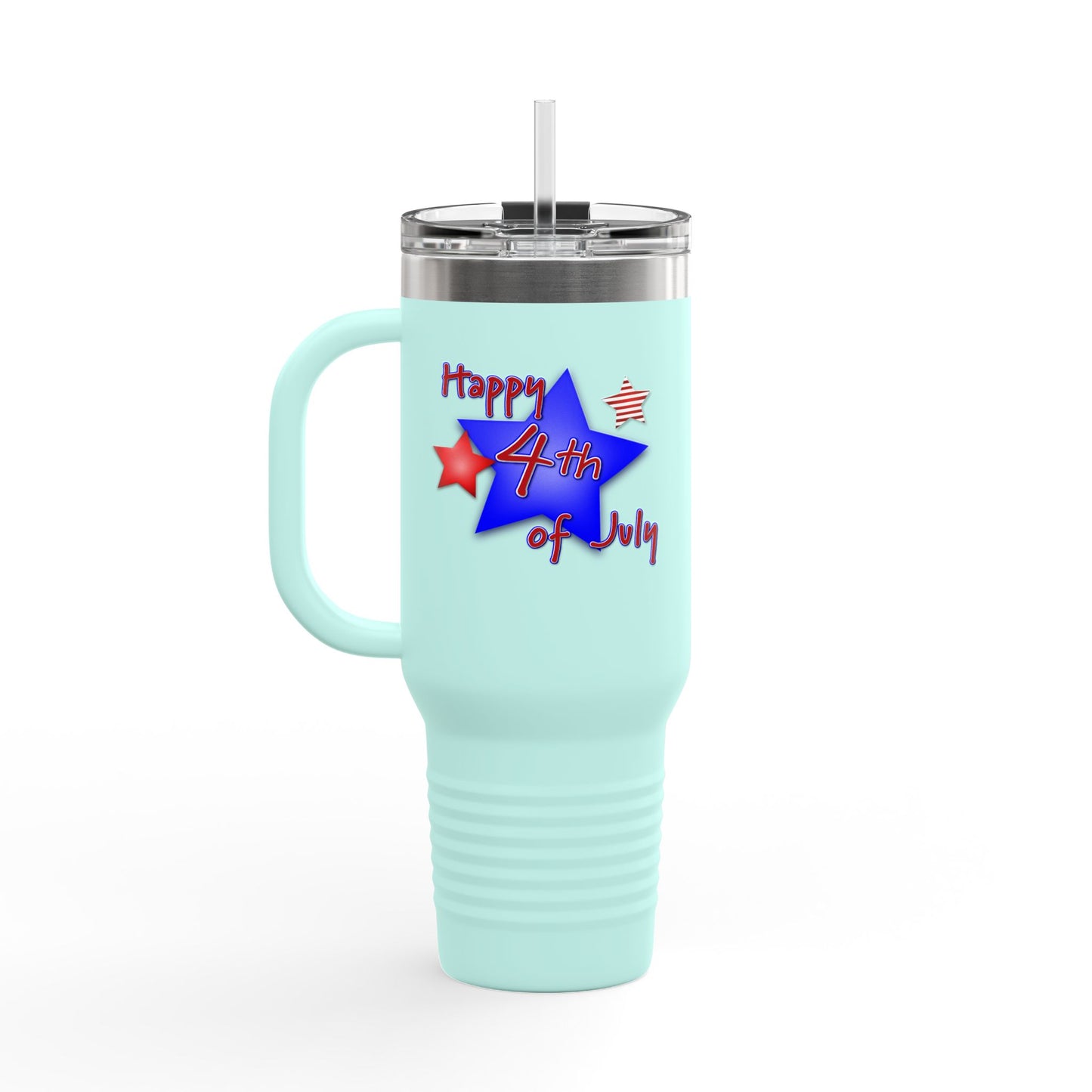 Insulated Travel Mug, 40oz Patriotic