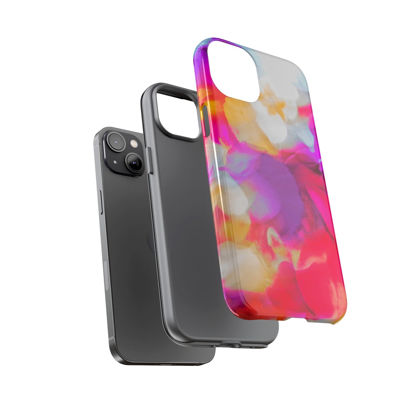 Floral Phone Case: Stylish Art for Your Device, Tough Cases, Gift for Her, Flower Print, Trendy Accessories, Phone Protection