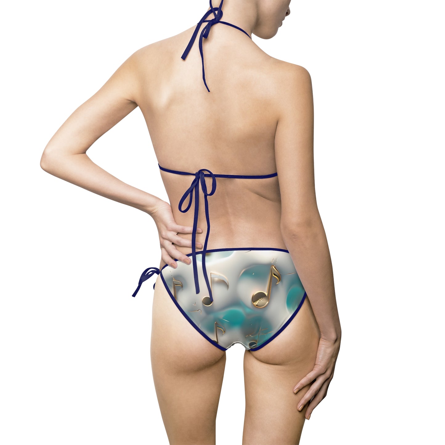 Musical Notes Bikini, Summer Swimwear, Beach Ready Swim Set, Pool Party Outfit