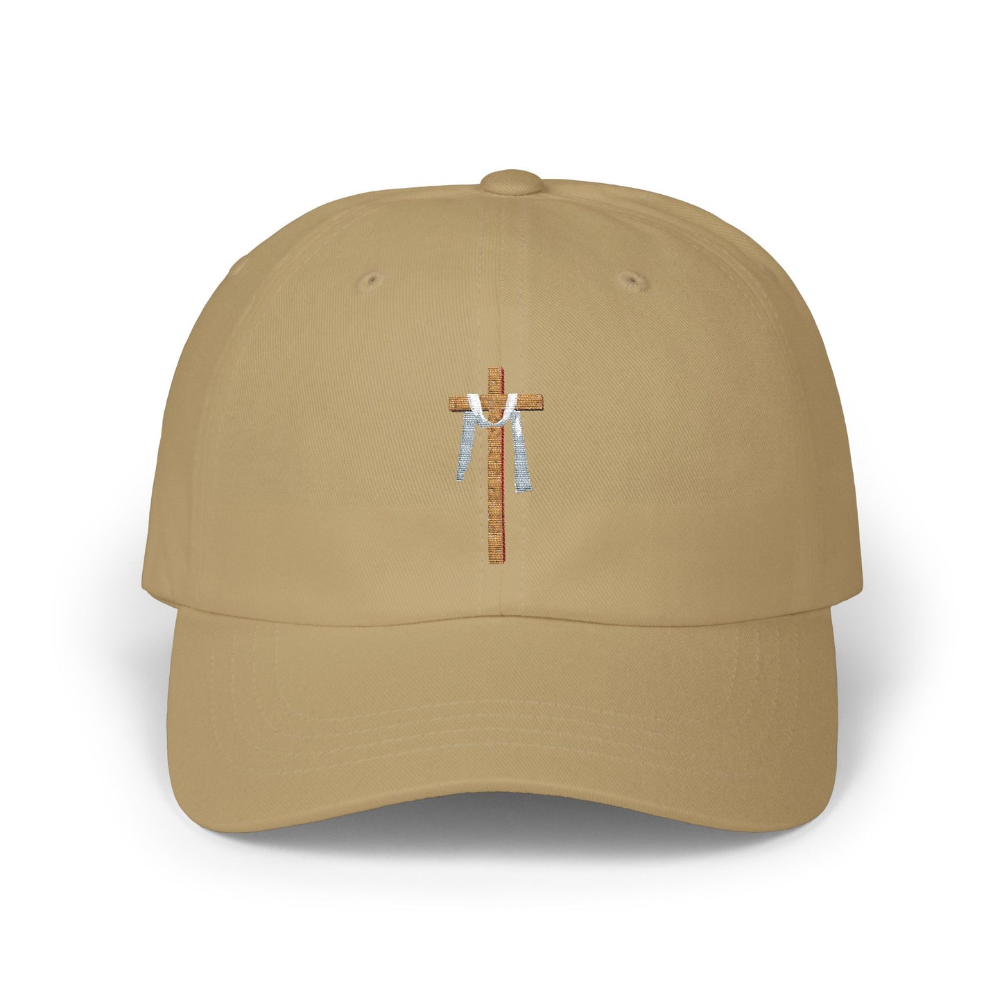 White Embroidered Classic Dad Cap - Casual Vintage Style, Perfect Gift for Father's Day, Summer Outings, Everyday Wear, Trendy Accessory