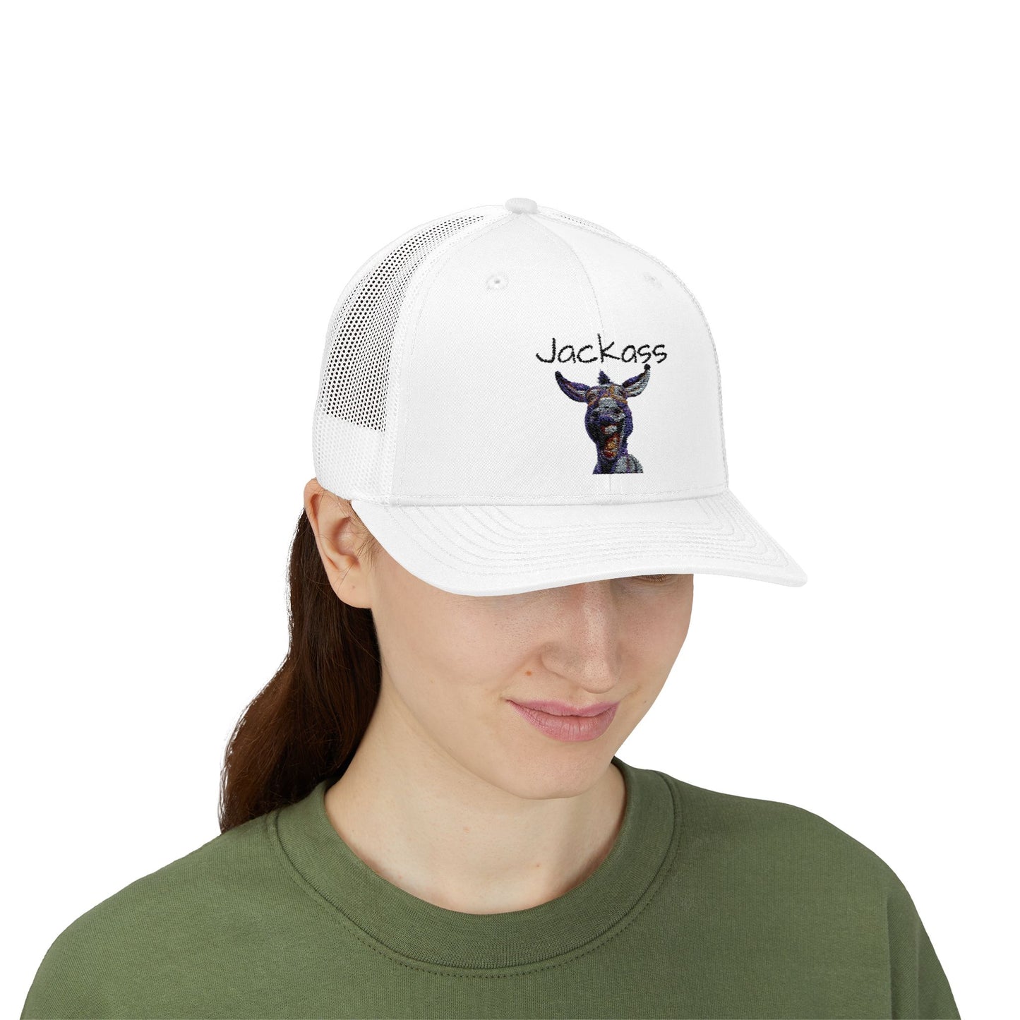 Humorous Jackass Snapback Trucker Cap, Fun Gift for Friends, Casual Wear, Outdoor Activities, Unique Fashion Accessories