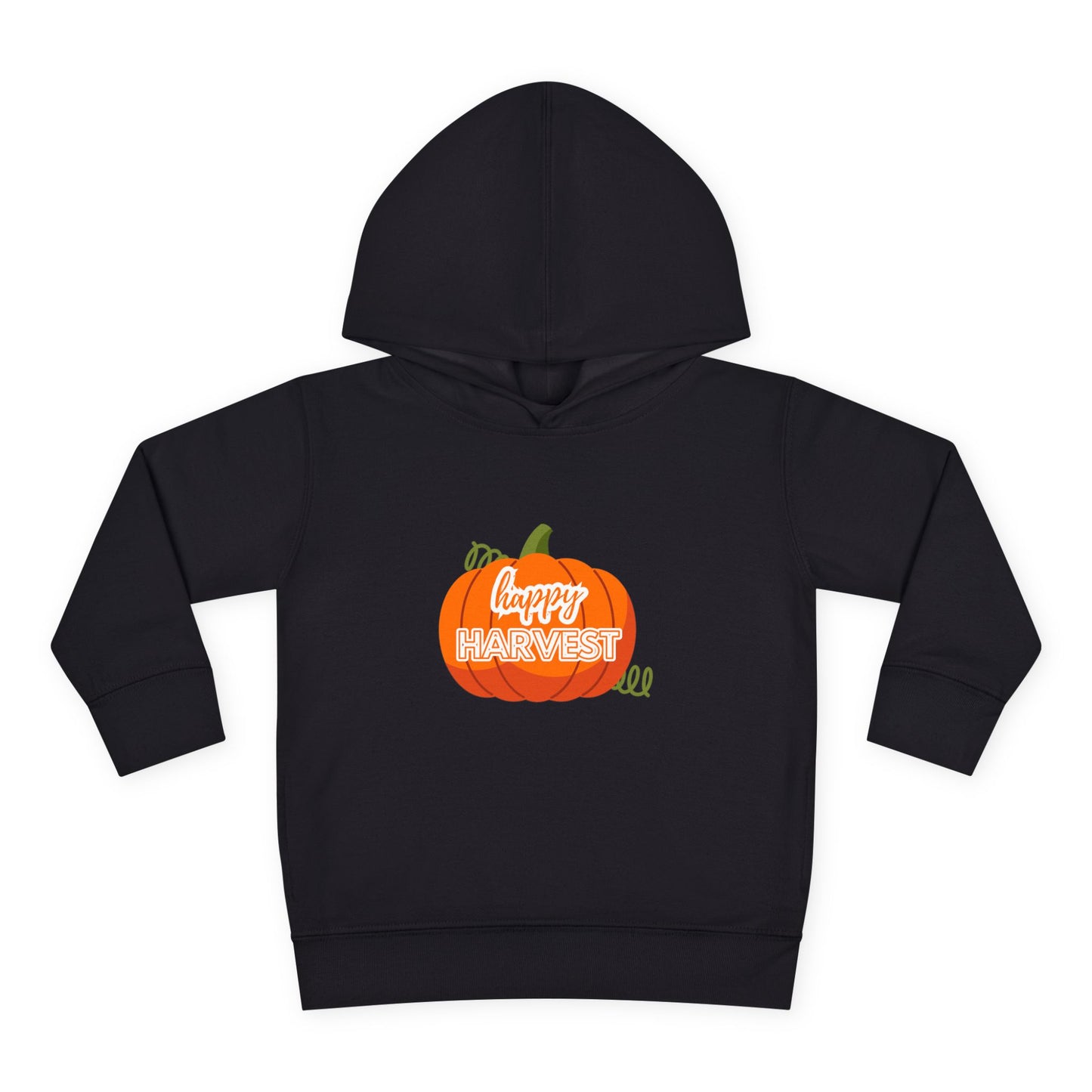 Toddler Happy Harvest Pullover Hoodie, Fall Kids Sweatshirt, Pumpkin Hoodie, Thanksgiving Gift, Cozy Autumn Wear