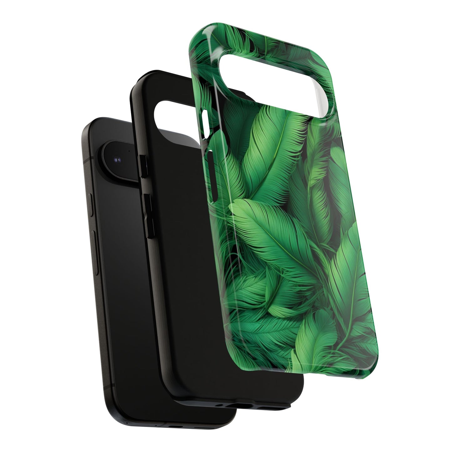 Tough Cases - Tropical Leaf Phone Case, Nature-inspired, Phone Accessory, Gift for Her, Jungle Theme, Eco-Friendly