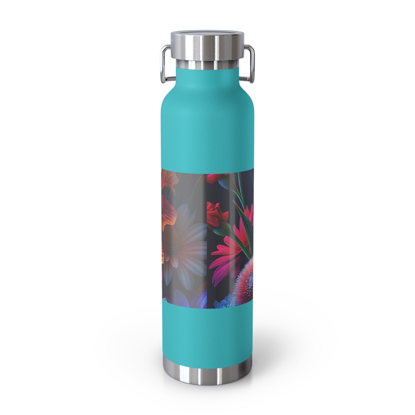 Astrological Copper Insulated Bottle, Cosmic Travel Mug, Horoscope Water Bottle, Starry Flask, Unique Gift for Astrology Lovers