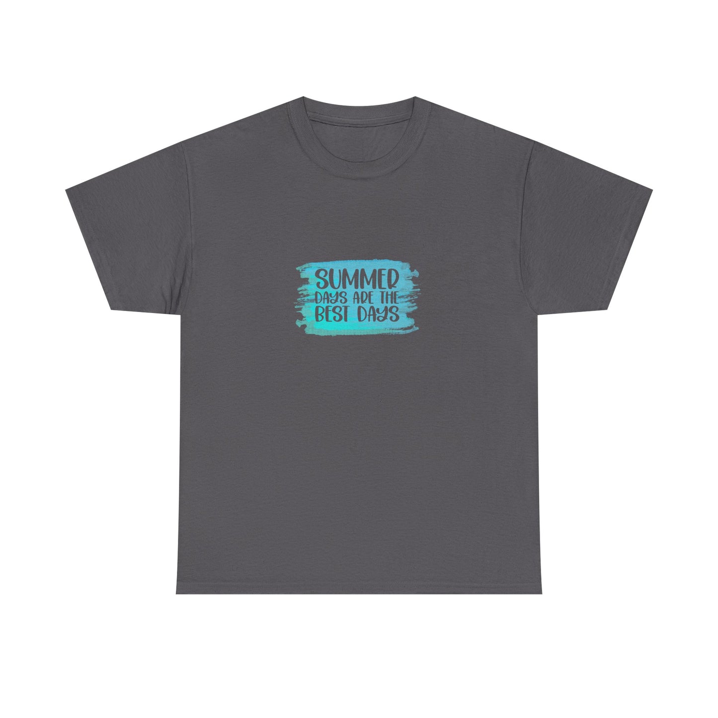 Summer Vibes Unisex Heavy Cotton Tee, Casual Wear, Graphic Tee, Gift for Friends, Festival Clothing, Summer Celebration