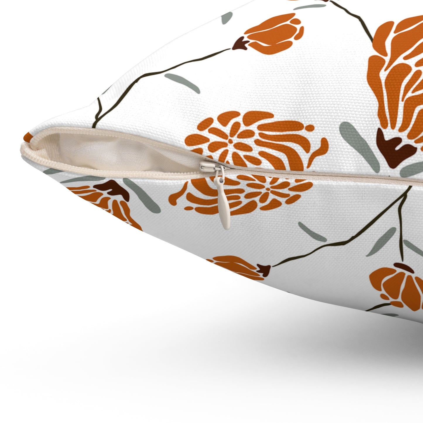 Floral Decorative Pillow, Cozy Home Accent, Stylish Couch Decor, Gift for Her, Bohemian Living Room, Seasonal Home Makeover