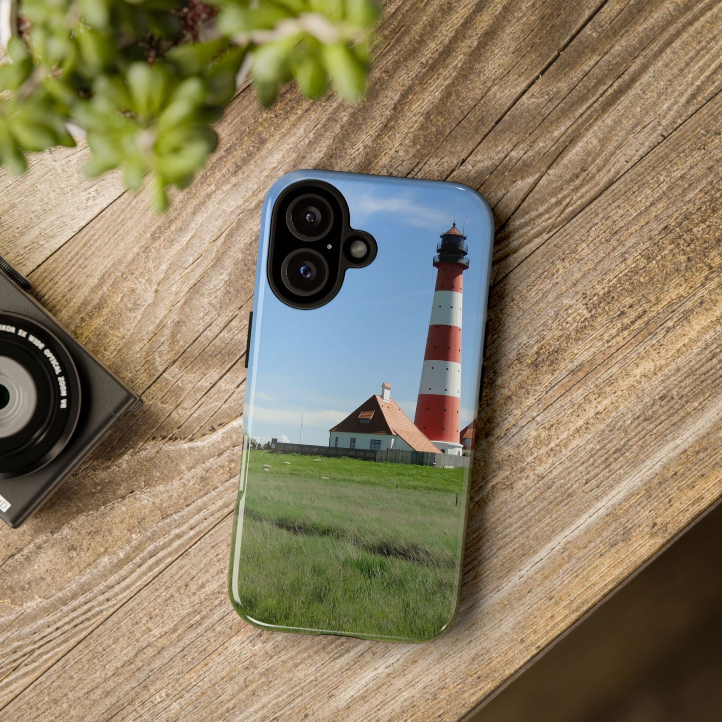Lighthouse Phone Case - Coastal Vibes, Nautical Gift, Ocean Lover Accessory, Beach Aesthetic, Customizable Design
