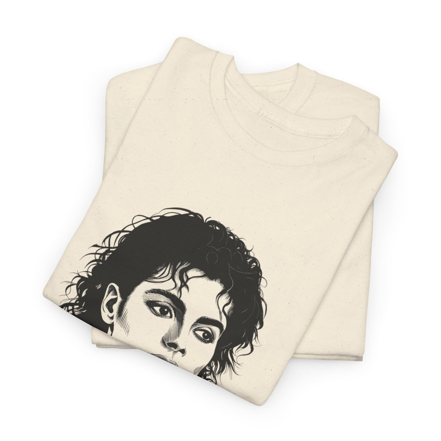 Michael Inspired Unisex Heavy Cotton Tee, Vintage Style Shirt, Retro Graphic Tee, Music Lover Gift, Unisex Casual Wear
