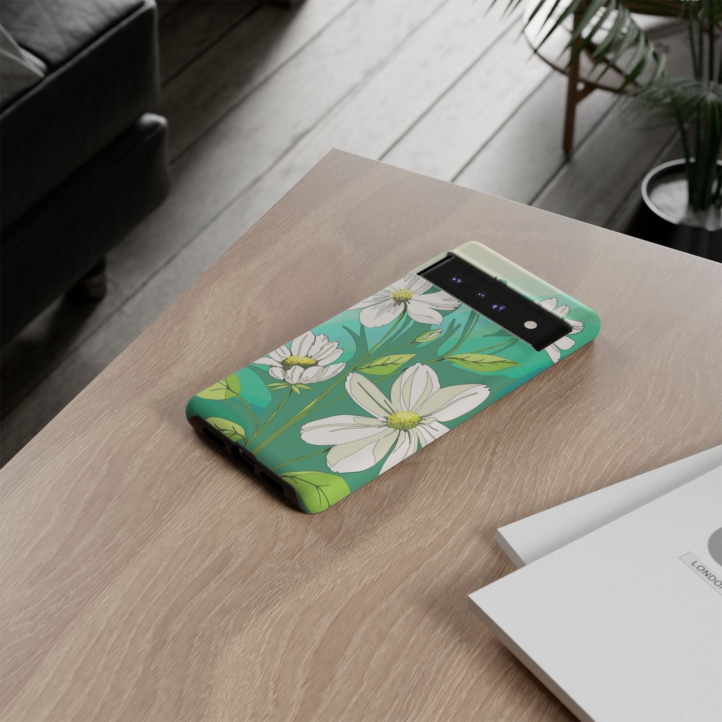Floral Phone Case, Tough Cases, Flower Design, Nature Inspired, Eco-Friendly Cover, Unique Gift for Her, Spring Accessories
