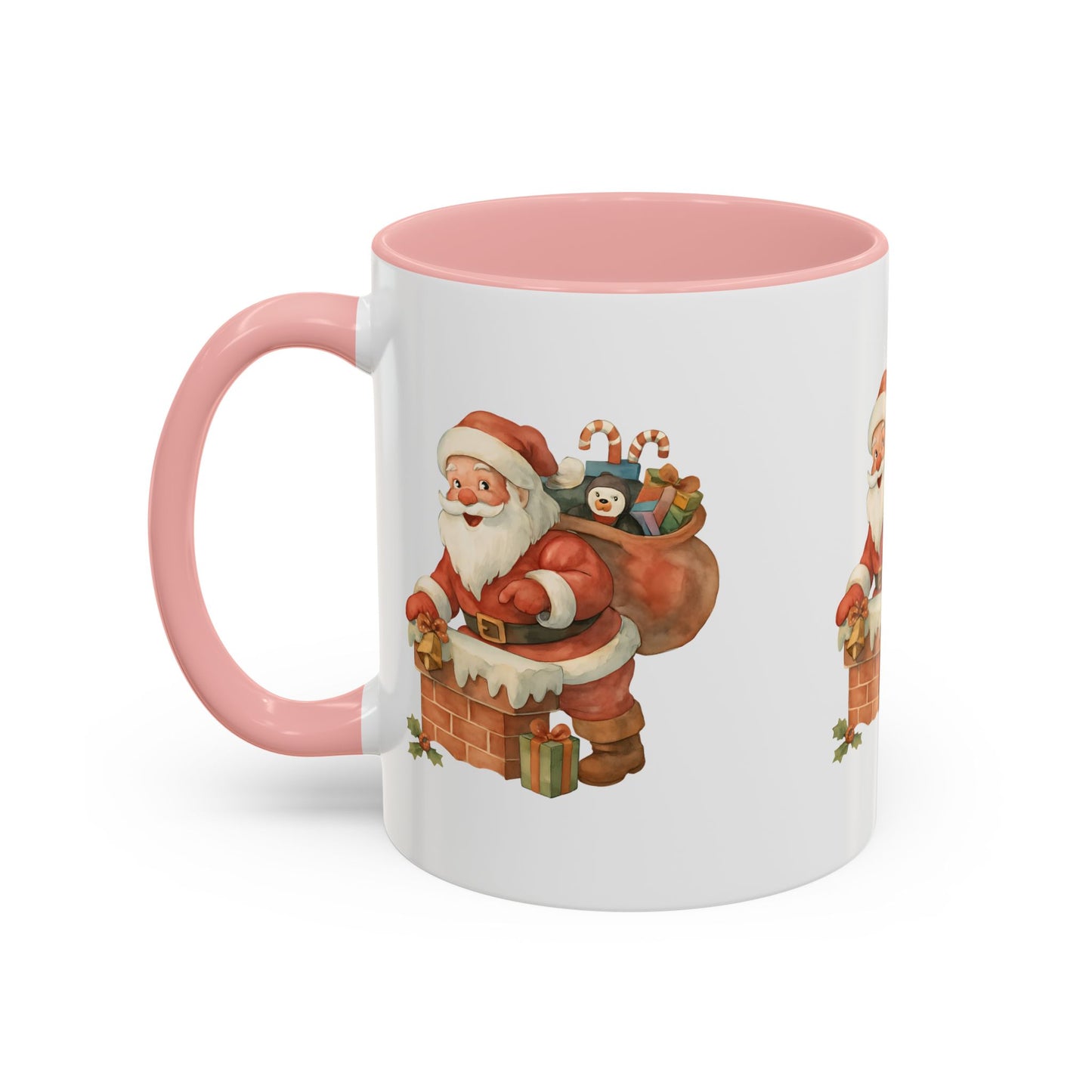 Festive Santa Coffee Mug, Holiday Gift, Christmas Decorations, Cozy Kitchen, Unique Mug, Santa-Themed Drinkware