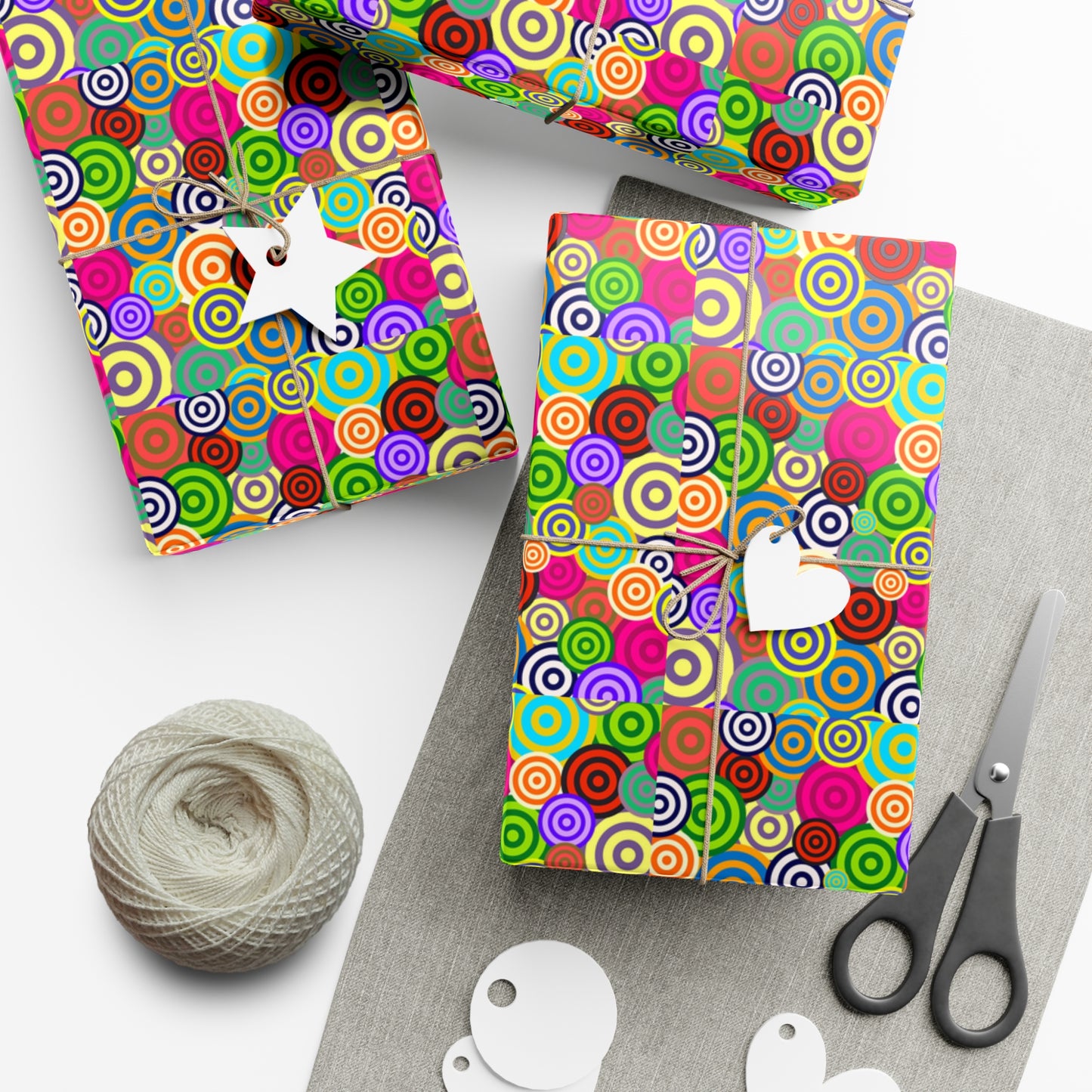 Vibrant Gift Wrap Papers for All Occasions, Colorful Wrapping Paper for Birthdays, Holidays, Parties, Unique Gift Presentation