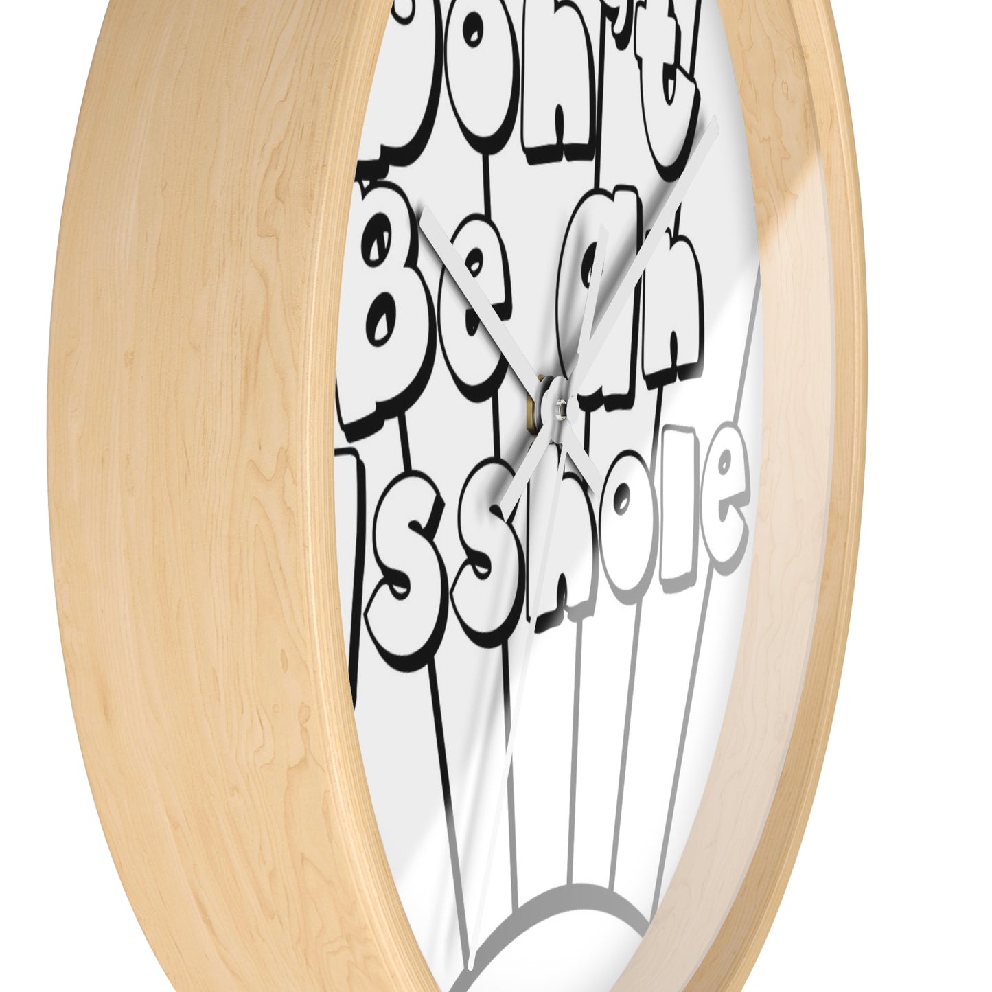 Playful Motivational Wall Clock - Perfect for Gifts, Home Decor, Office, Funny Quotes, Unique Timepieces