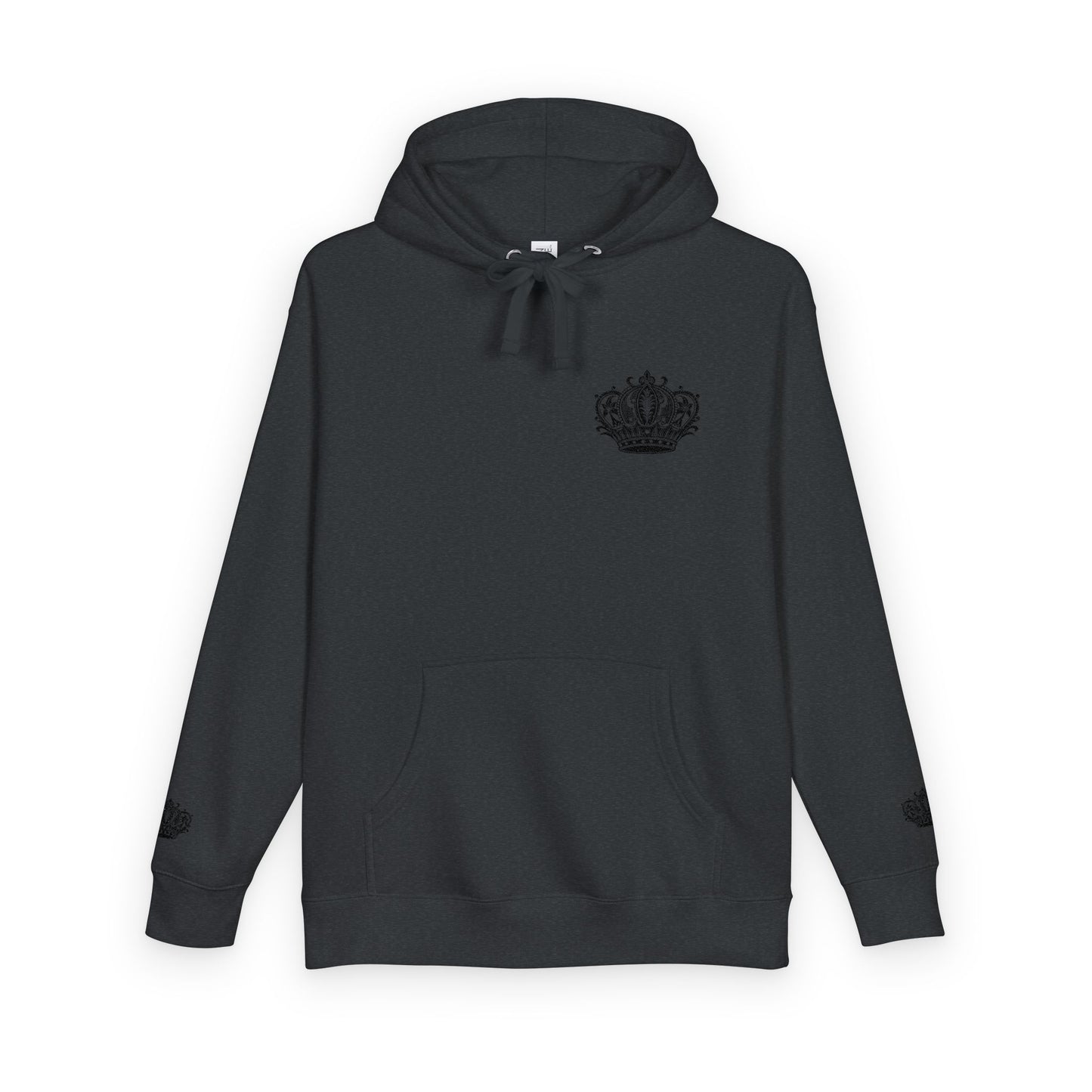 Crown Floral Unisex Fleece Hoodie | Cozy Streetwear, Perfect Gift for Him & Her, Autumn Fashion, Casual Wear, Trendy Outfit