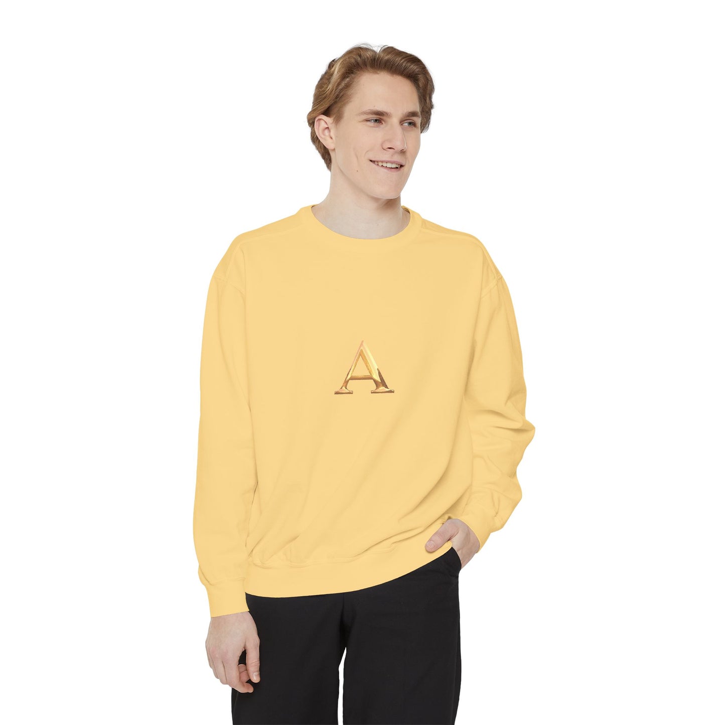 Stylish Monogrammed Sweatshirt, Personalized Gift, Cozy Layering, Casual Wear, Birthday, Holiday Present