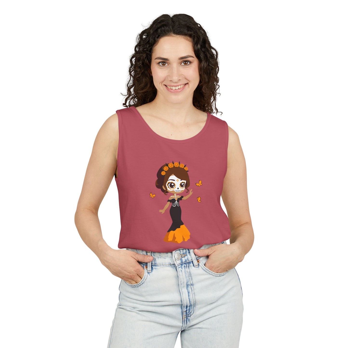 Celebrate Life Tank Top, Unisex , Day of the Dead