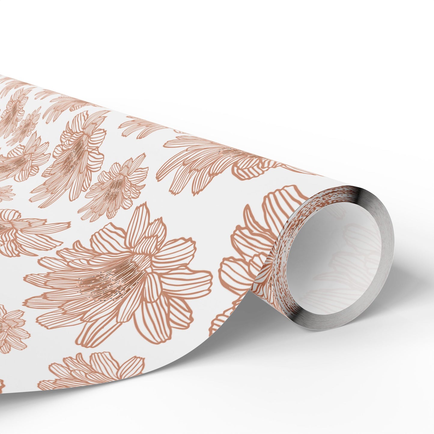 Elegant Floral Wrapping Paper, Gift Wrap for Birthdays, Weddings, Anniversaries, Holidays, Eco-Friendly Gift Wrap