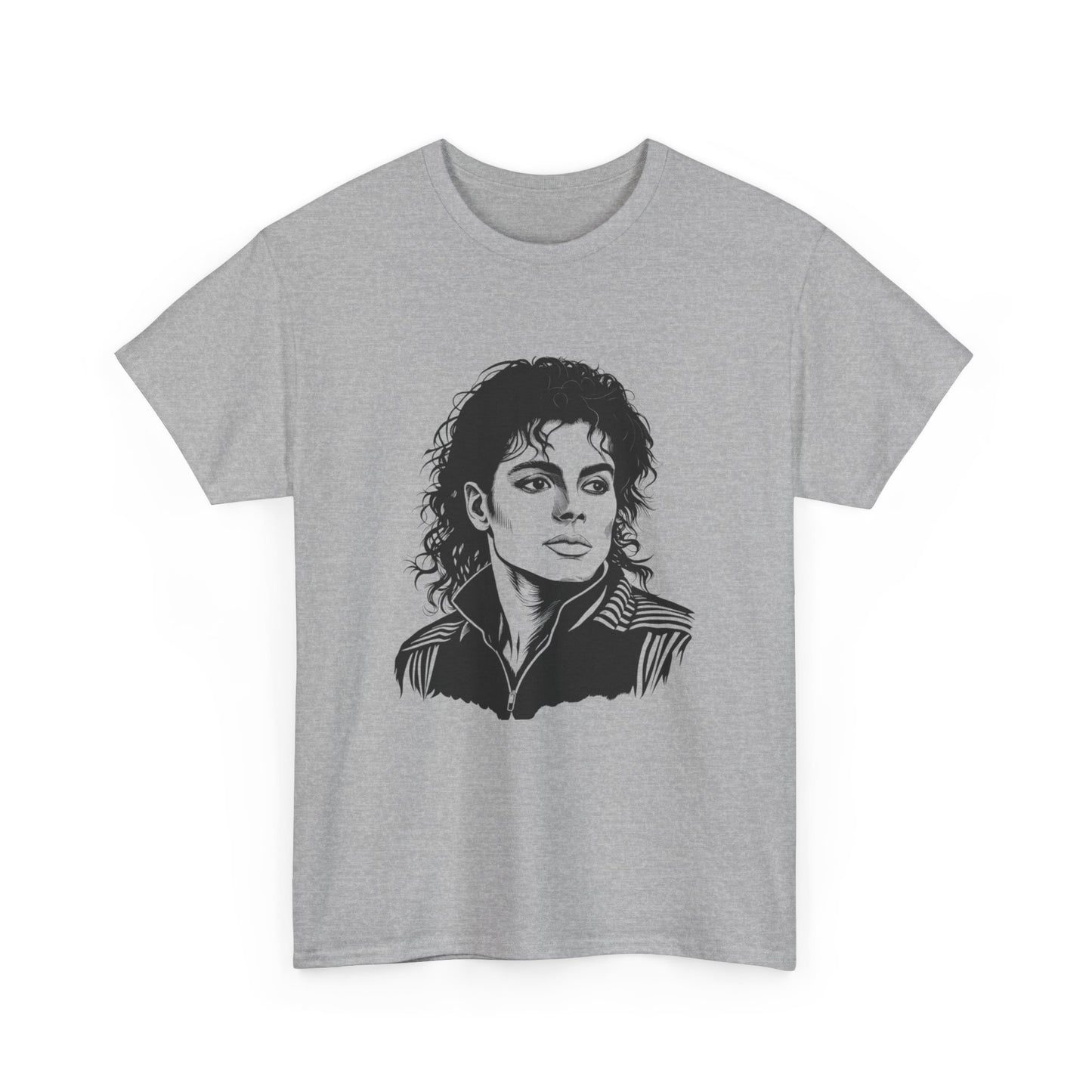 Michael Inspired Unisex Heavy Cotton Tee, Vintage Style Shirt, Retro Graphic Tee, Music Lover Gift, Unisex Casual Wear