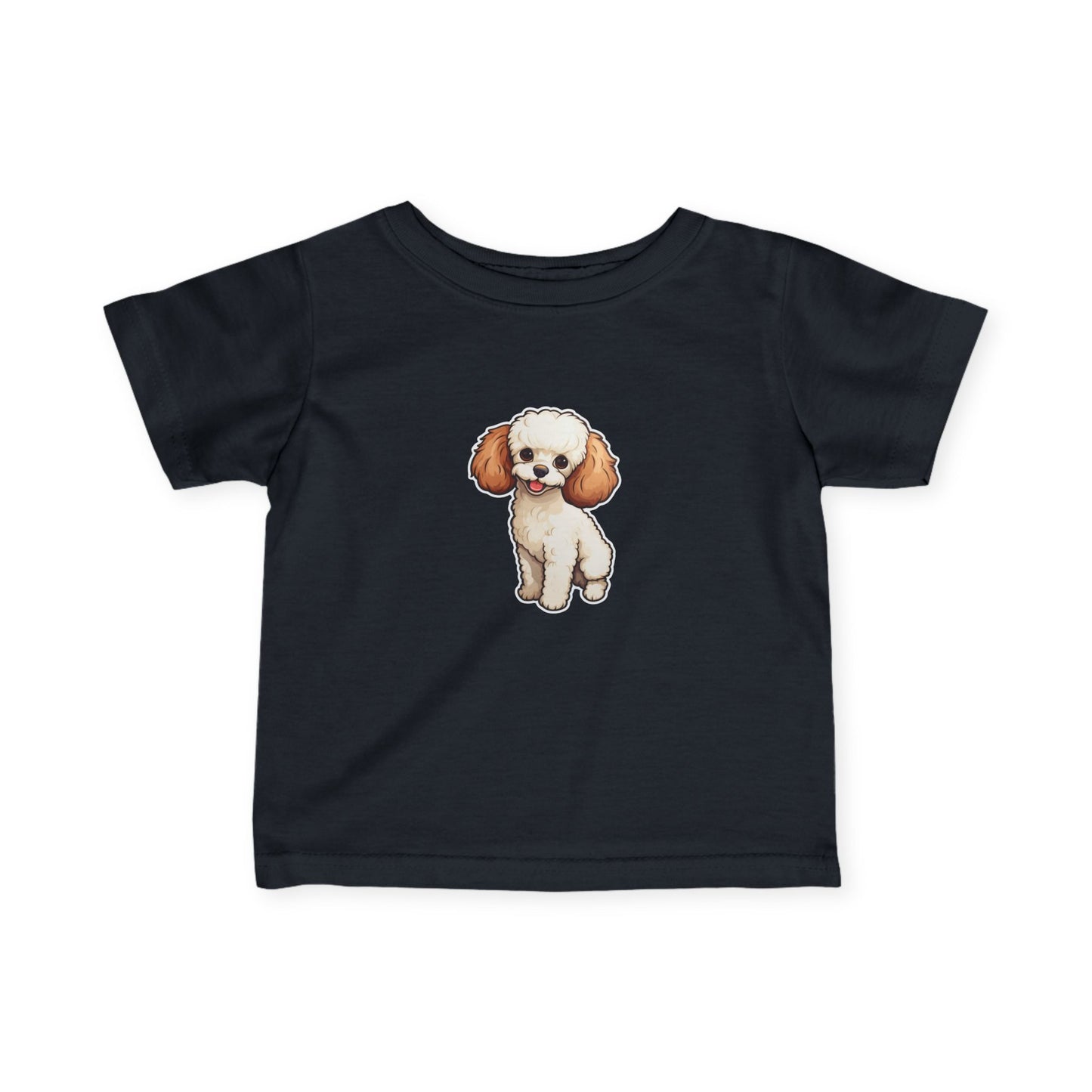 Cute Puppy Infant Tee, Baby T-Shirt, Newborn Gift, Toddler Tee, Dog Lover Baby Clothes