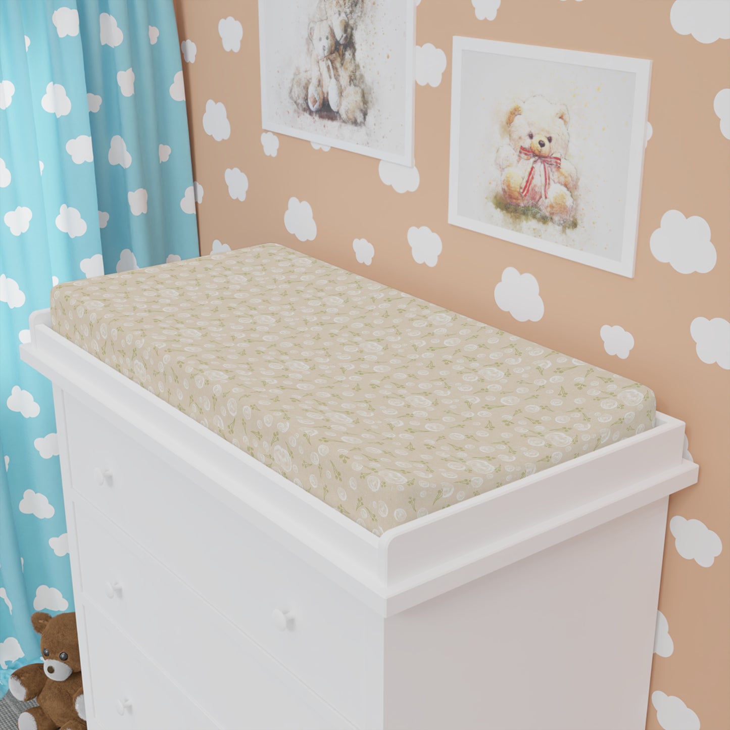 Stylish Baby Changing Pad Cover, Soft Nursery Decor, Gift for New Moms, Baby Shower Gift, Cute Baby Accessories