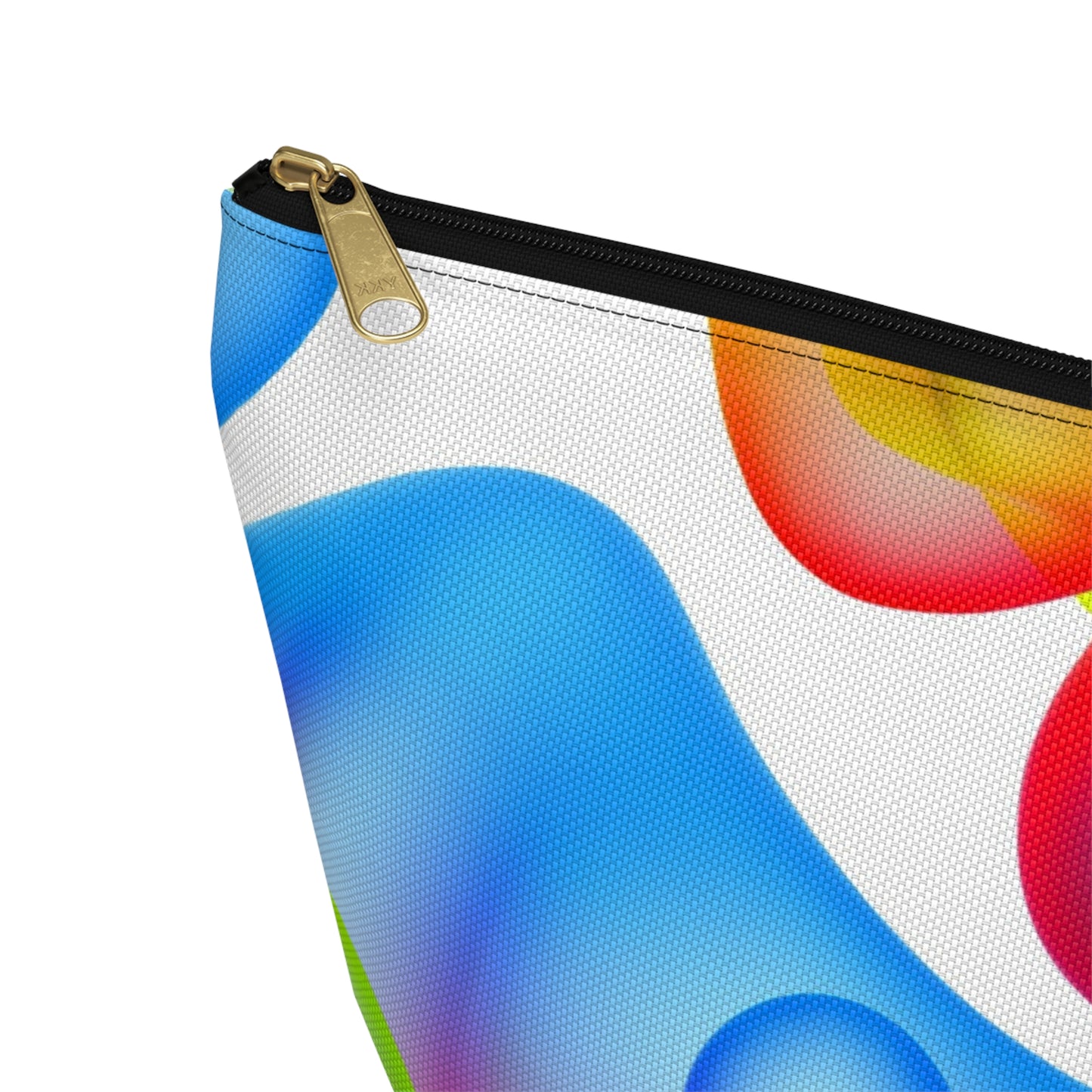 Vibrant Accessory Pouch, Colorful Makeup Bag, Artistic Travel Organizer, Fun Gift for Her, Modern Design Pouch